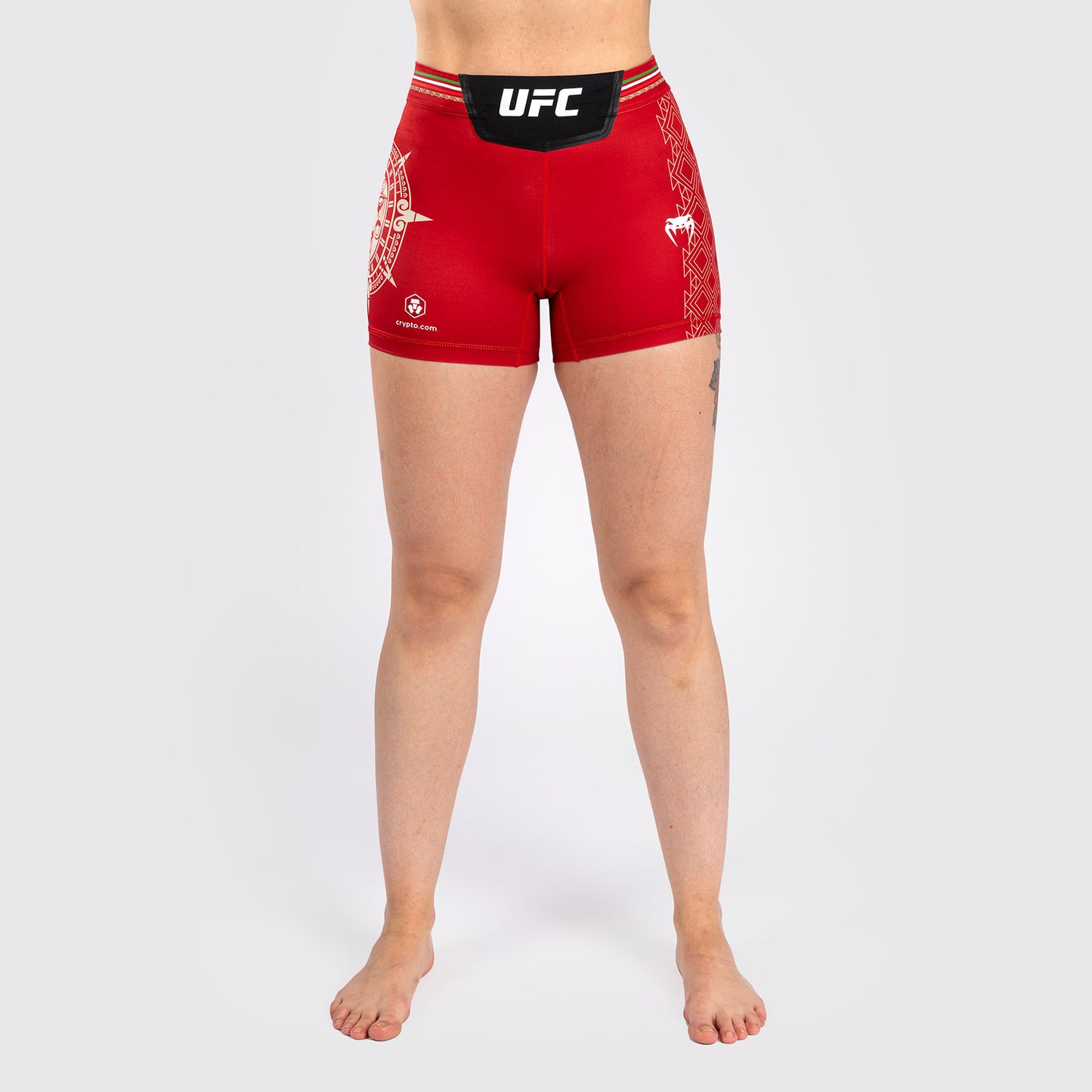 Noche UFC by Venum Authentic Fight Night Short de compression pour Femmes - Coupe courte - Rouge - product-type_Shorts de compression