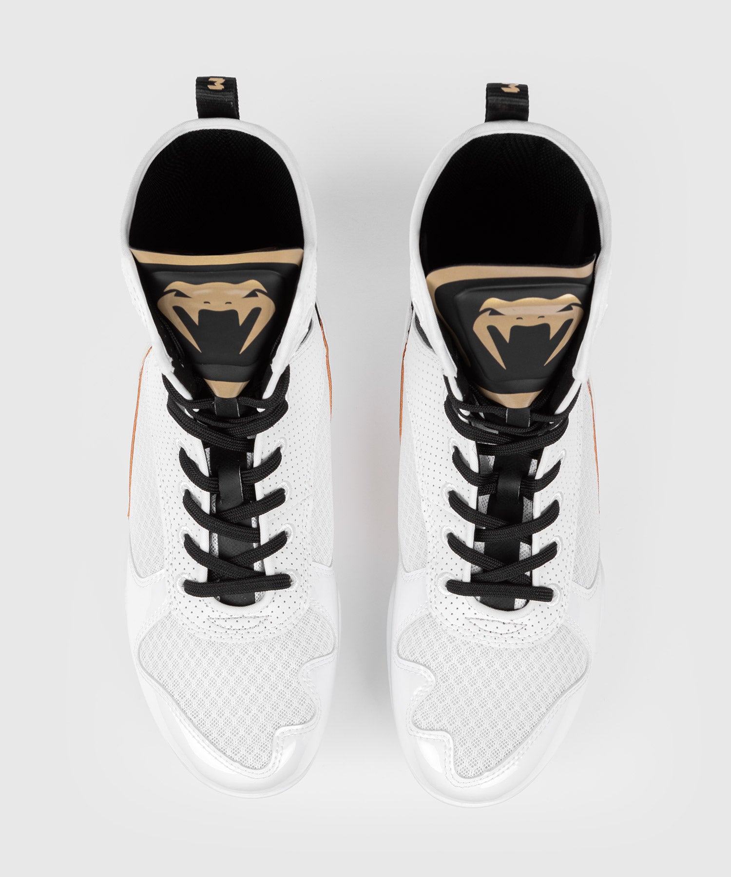 Chaussure de Boxe Venum Elite - Blanc/Noir/Or - product-type_Chaussures de boxe
