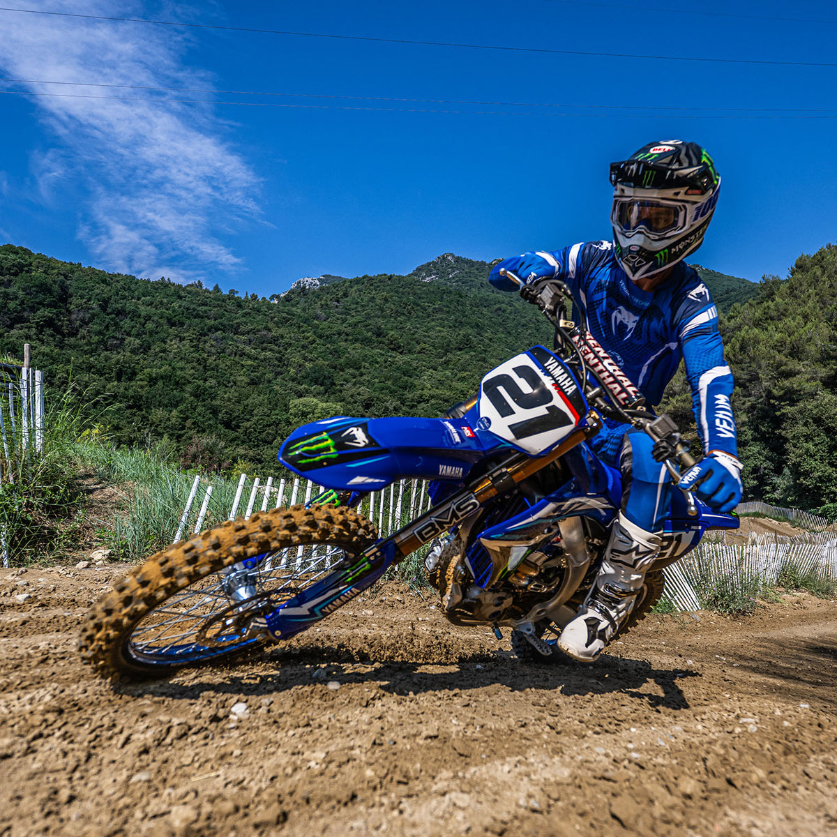 Maillot de Motorsports Venum MX Elite - Bleu