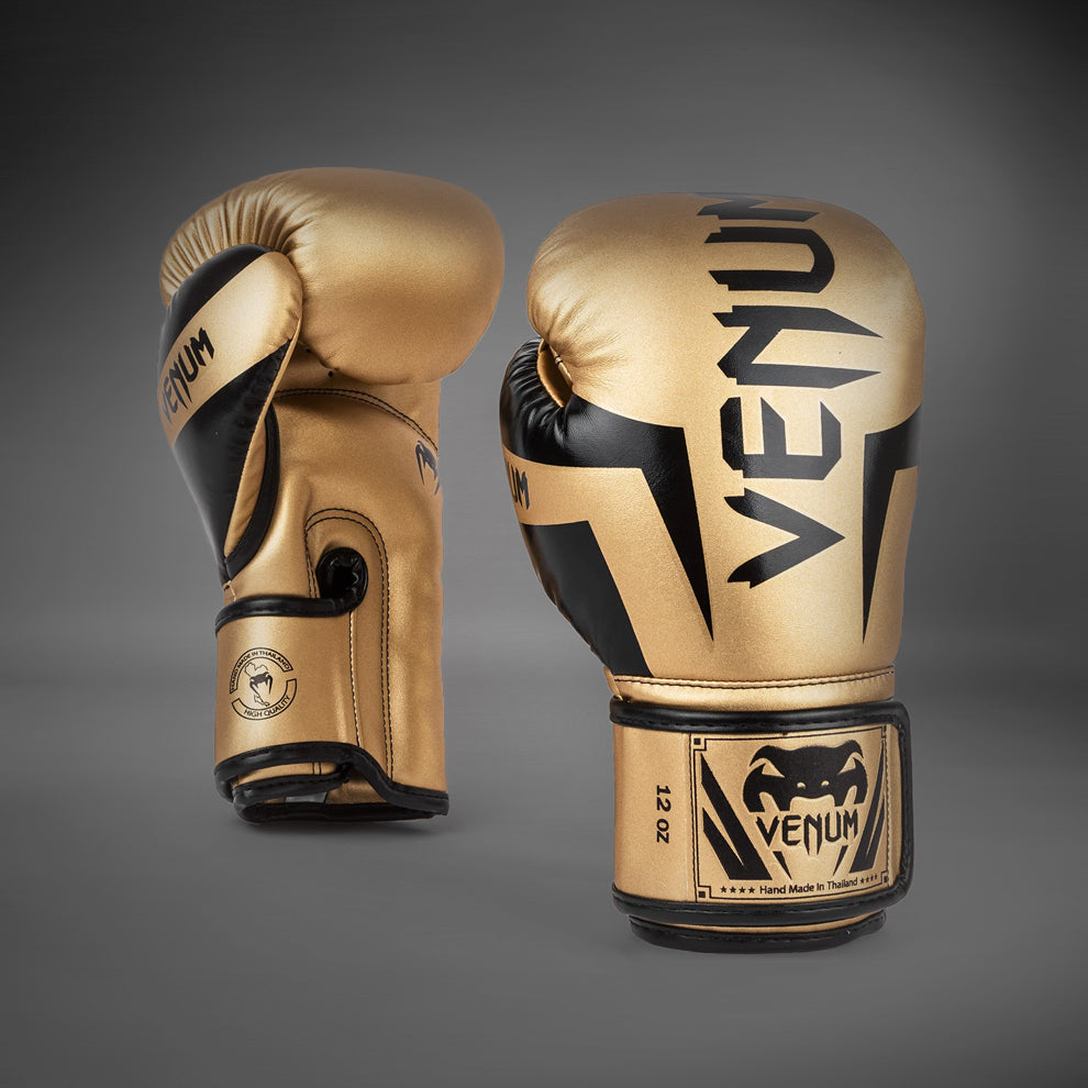 Gants de boxe Venum Elite - Or/Noir - product-type_Gants de boxe
