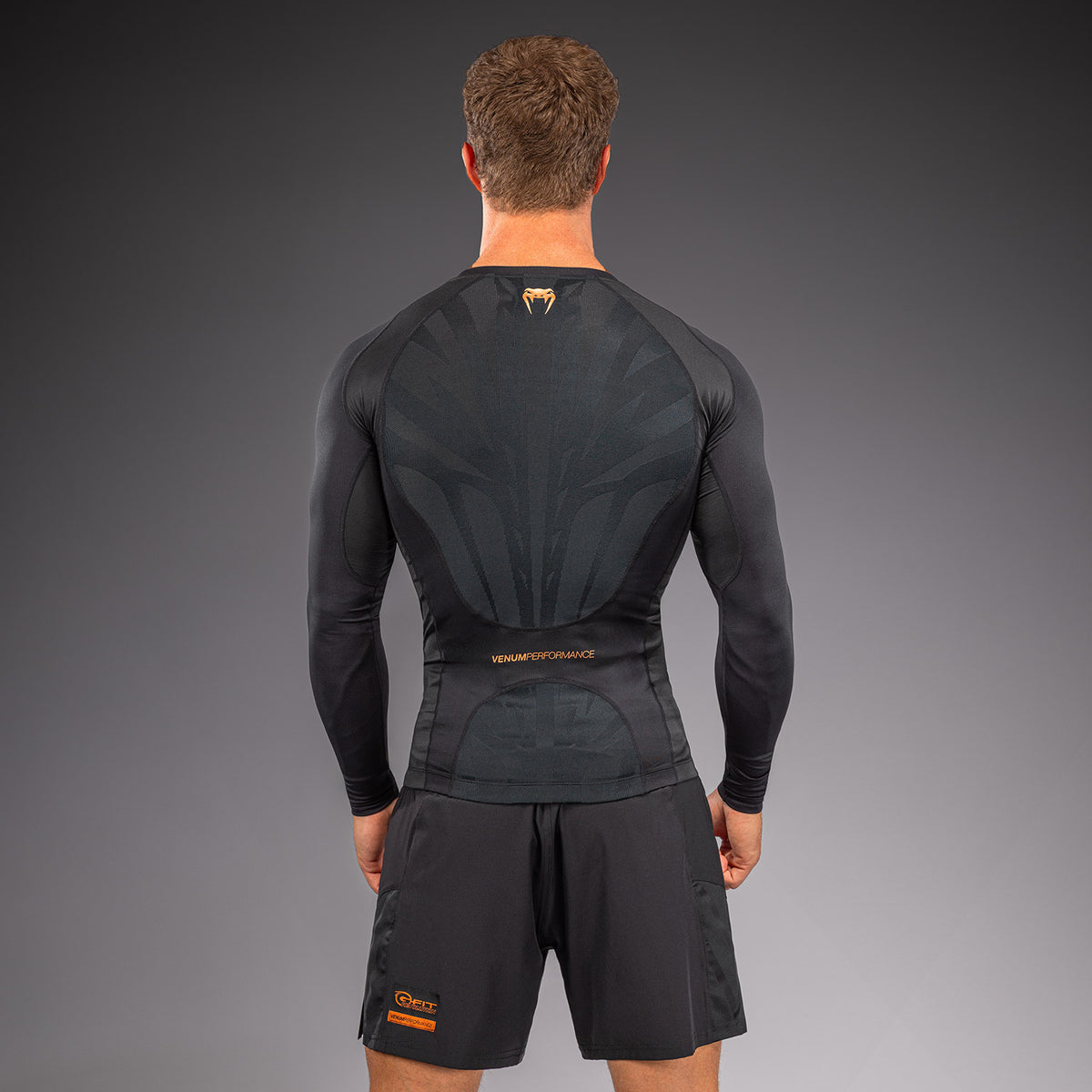 Rashguard manches longues Venum G-Fit Revolution - Noir/Cuivre