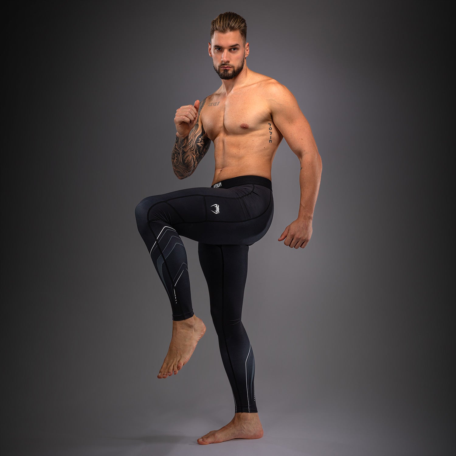 Spats Venum Streamline – Noir/Blanc - product-type_Pantalons de Compression
