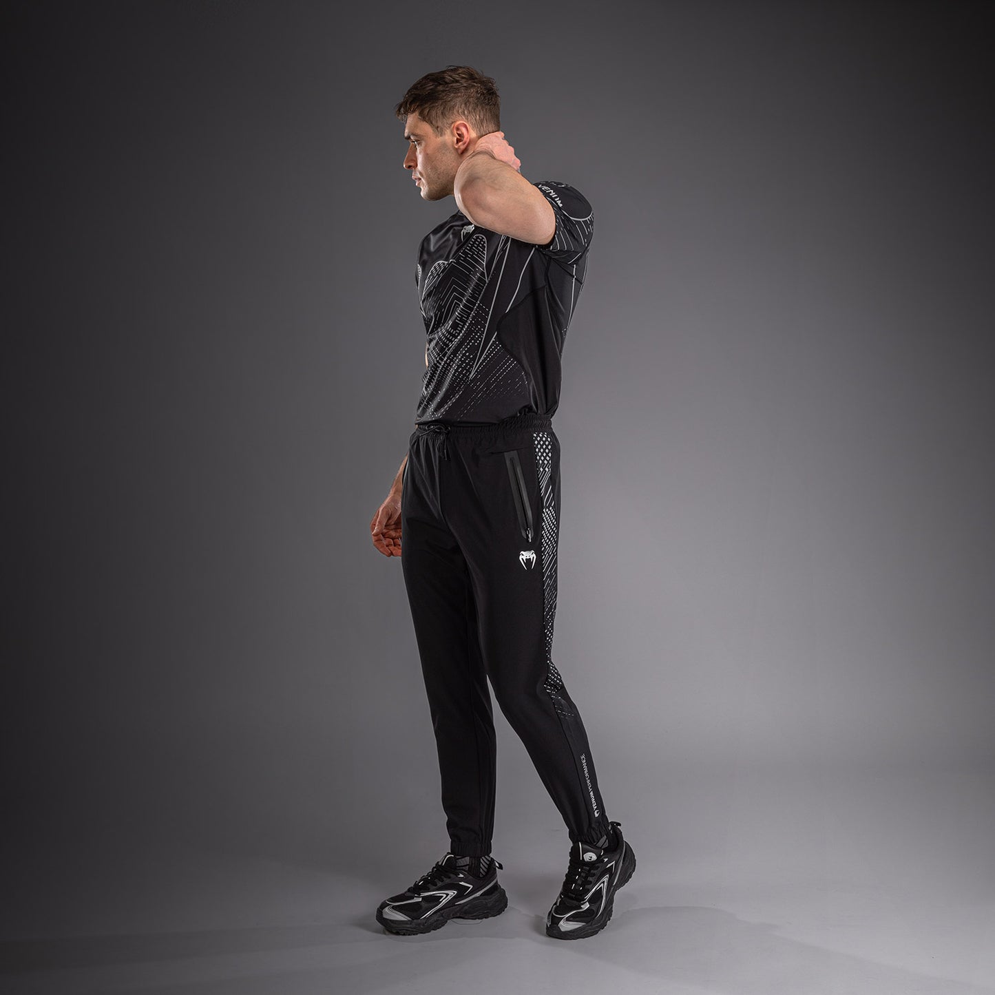 Pantalon de Jogging Venum Midnight Fury – Noir/Gris/Argent