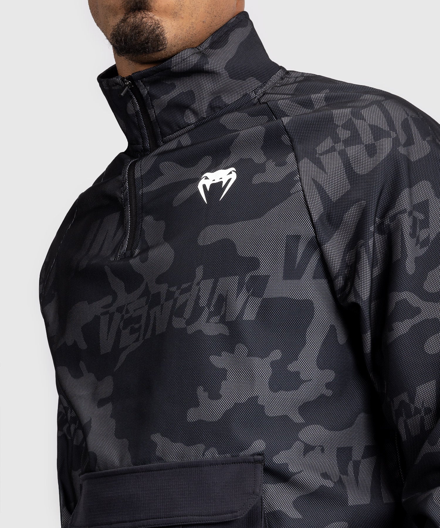 Veste de Survêtement Pour Hommes Venum Trooper - Noir/Charbon - product-type_Sweatshirts