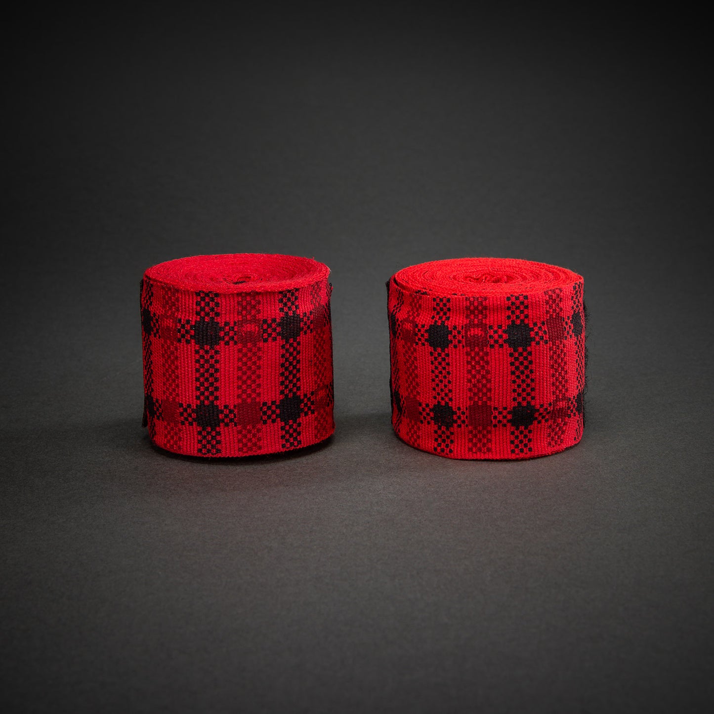 Bandes de Boxe Venum Kontact Evo Tartan - Rouge Fury - product-type_Bandages de boxe