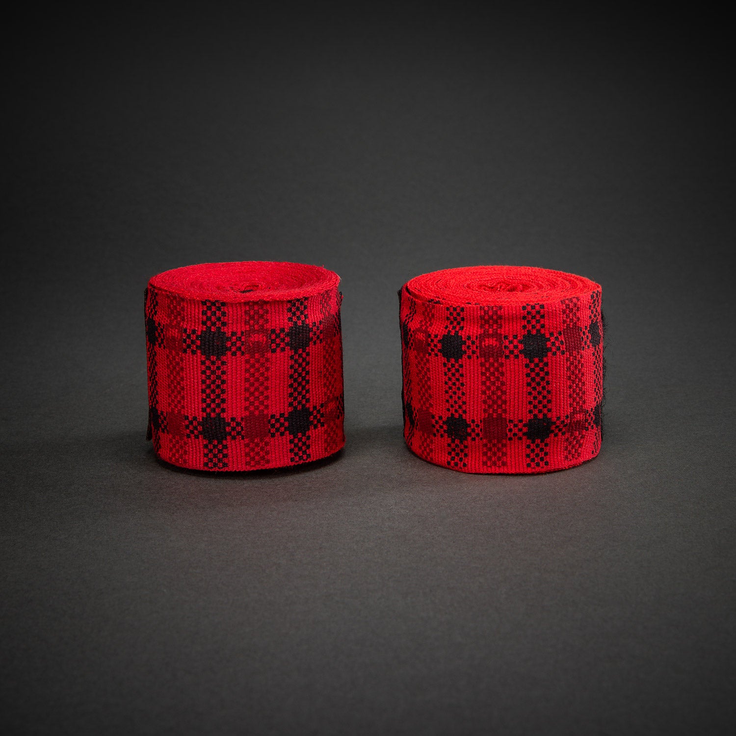 Bandes de Boxe Venum Kontact Evo Tartan - Rouge Fury - product-type_Bandages de boxe
