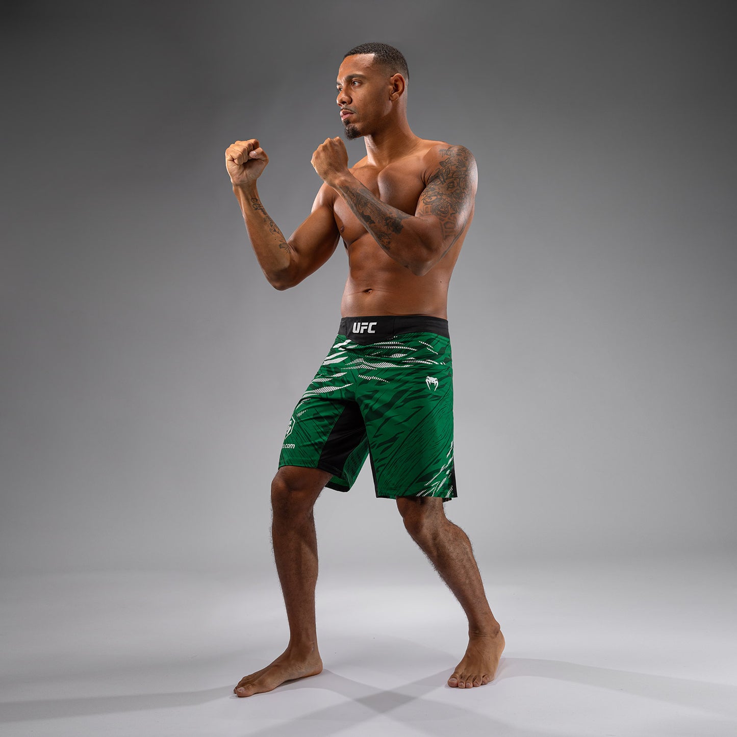 Shorts de Combat pour Hommes UFC Fusion by Venum Authentic Fight Night - Coupe Longue - Vert - product-type_Shorts de MMA