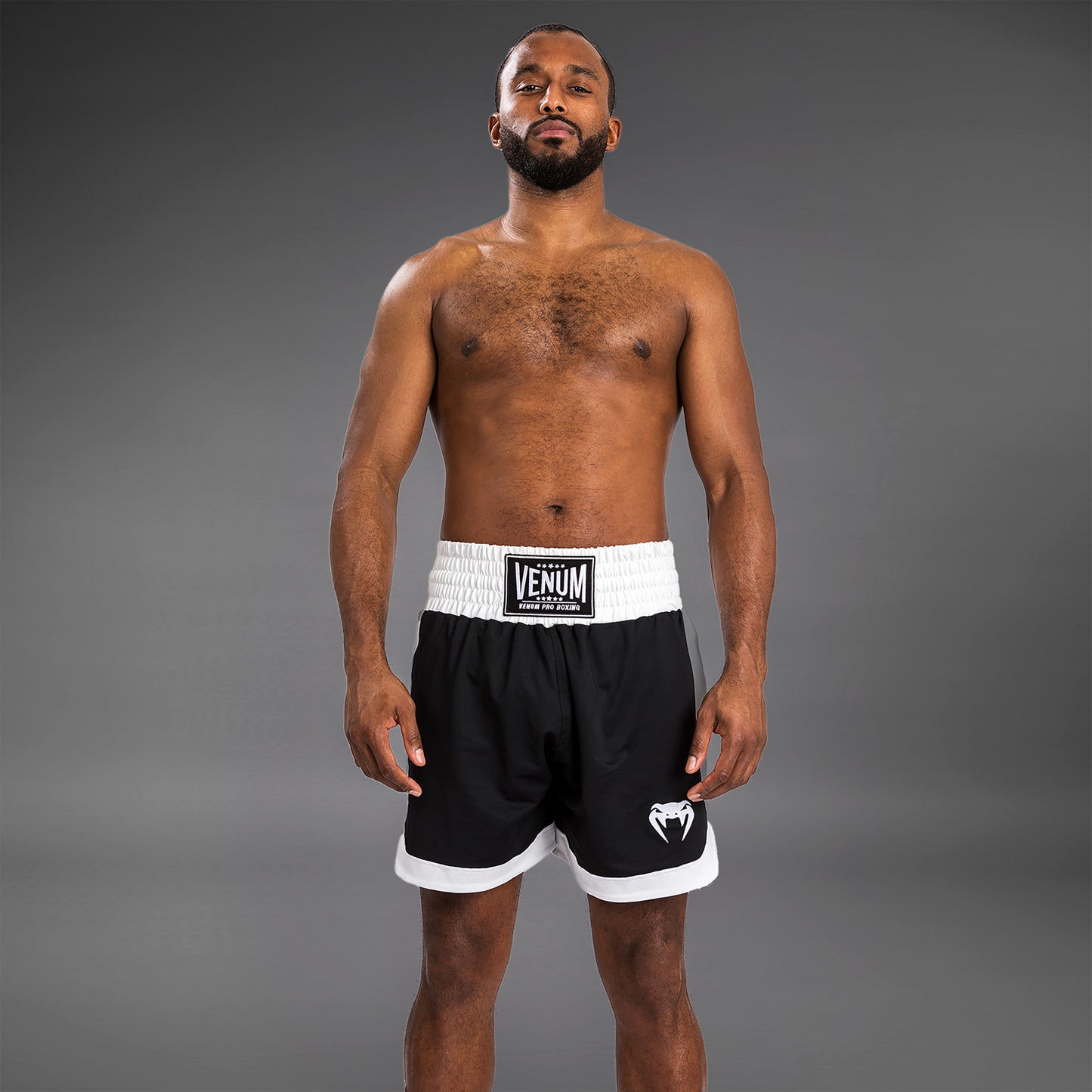Short de boxe Venum Classic - Noir/Blanc - product-type_Shorts de boxe