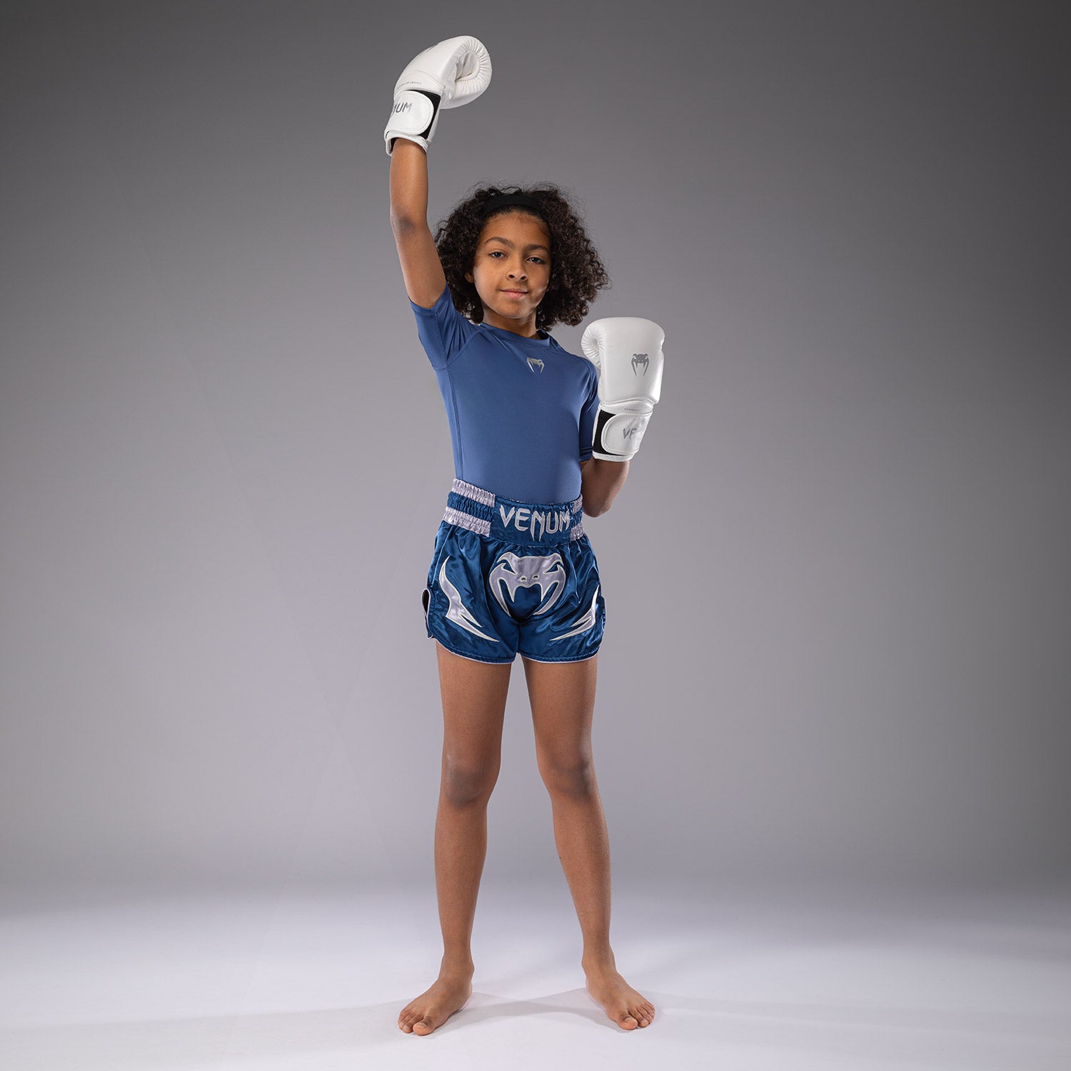 Short de Muay Thaï Venum Inferno pour Enfants - Royal Blue - product-type_Shorts de Muay Thai