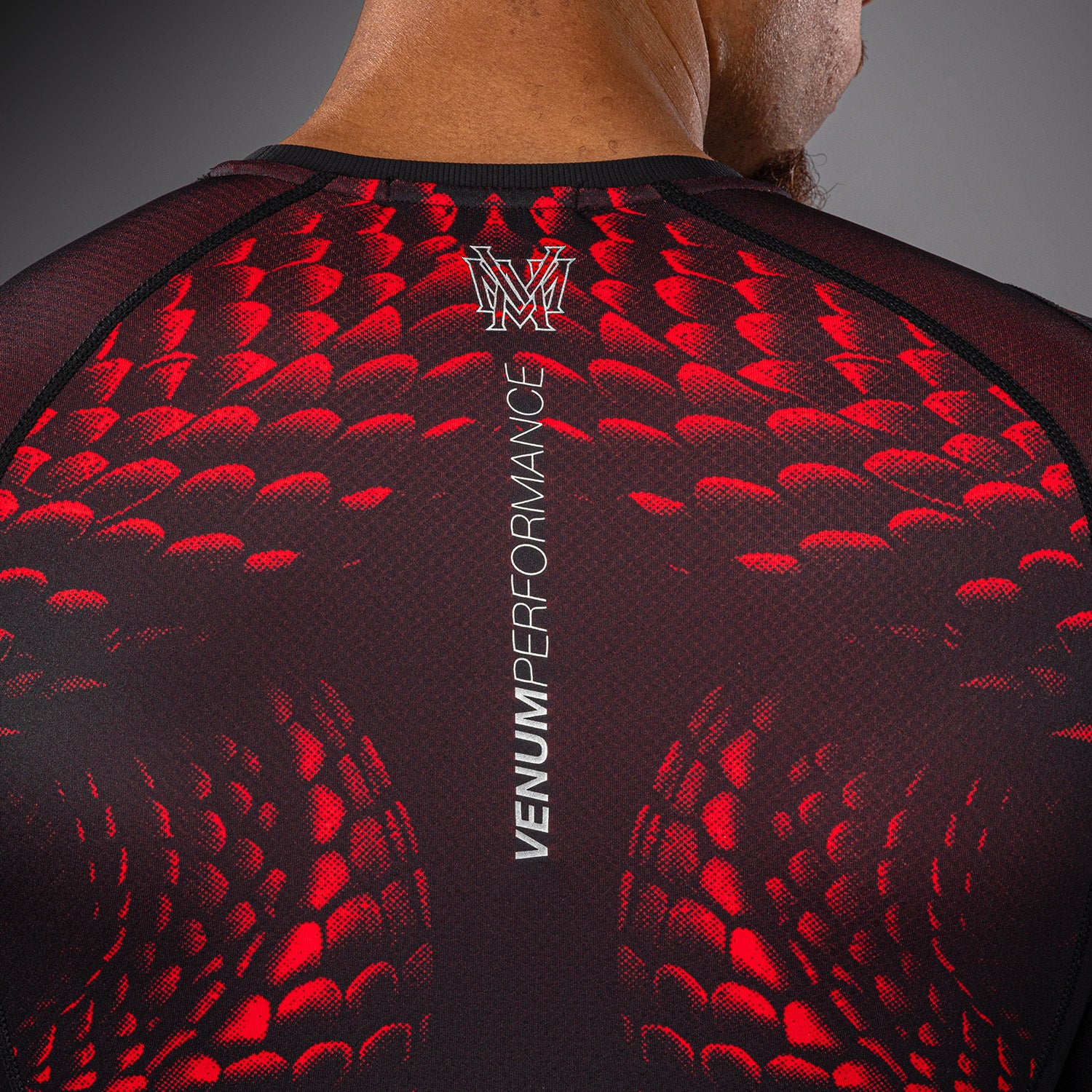 Rashguard à Manches Longues Venum Matupa - Noir/Rouge/Argent - product-type_T-Shirts de Compression