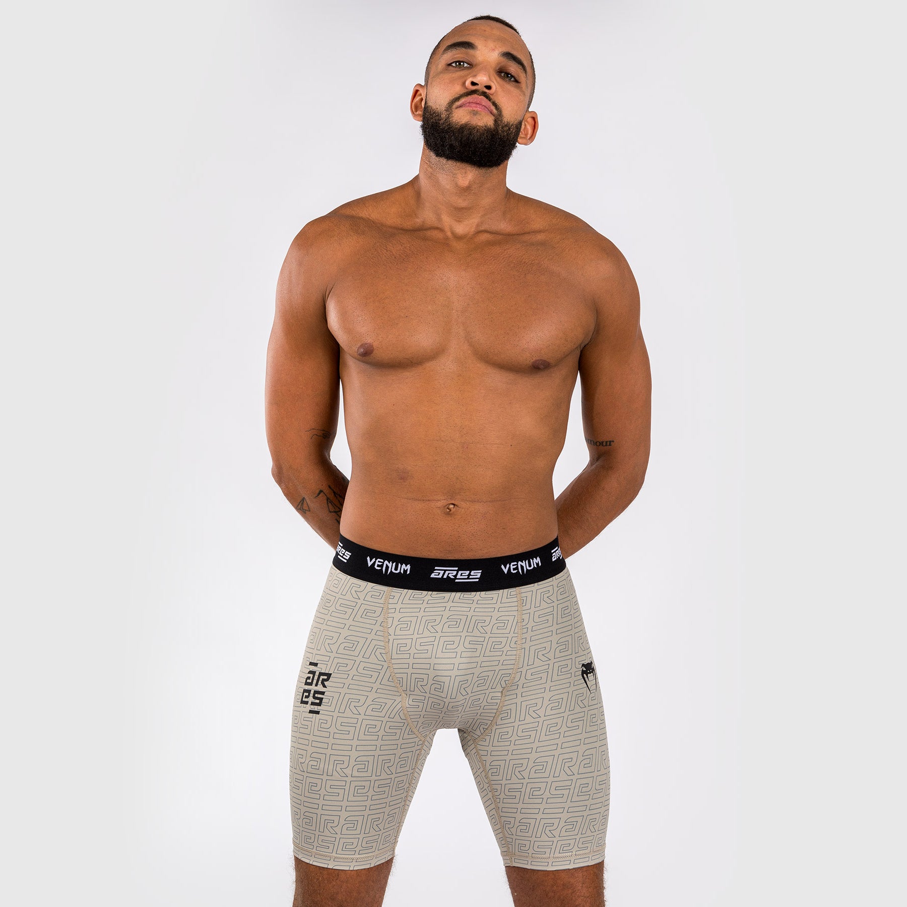 Short de Compression Vale Tudo Venum x Ares 2.0 - Sable - product-type_Shorts de compression