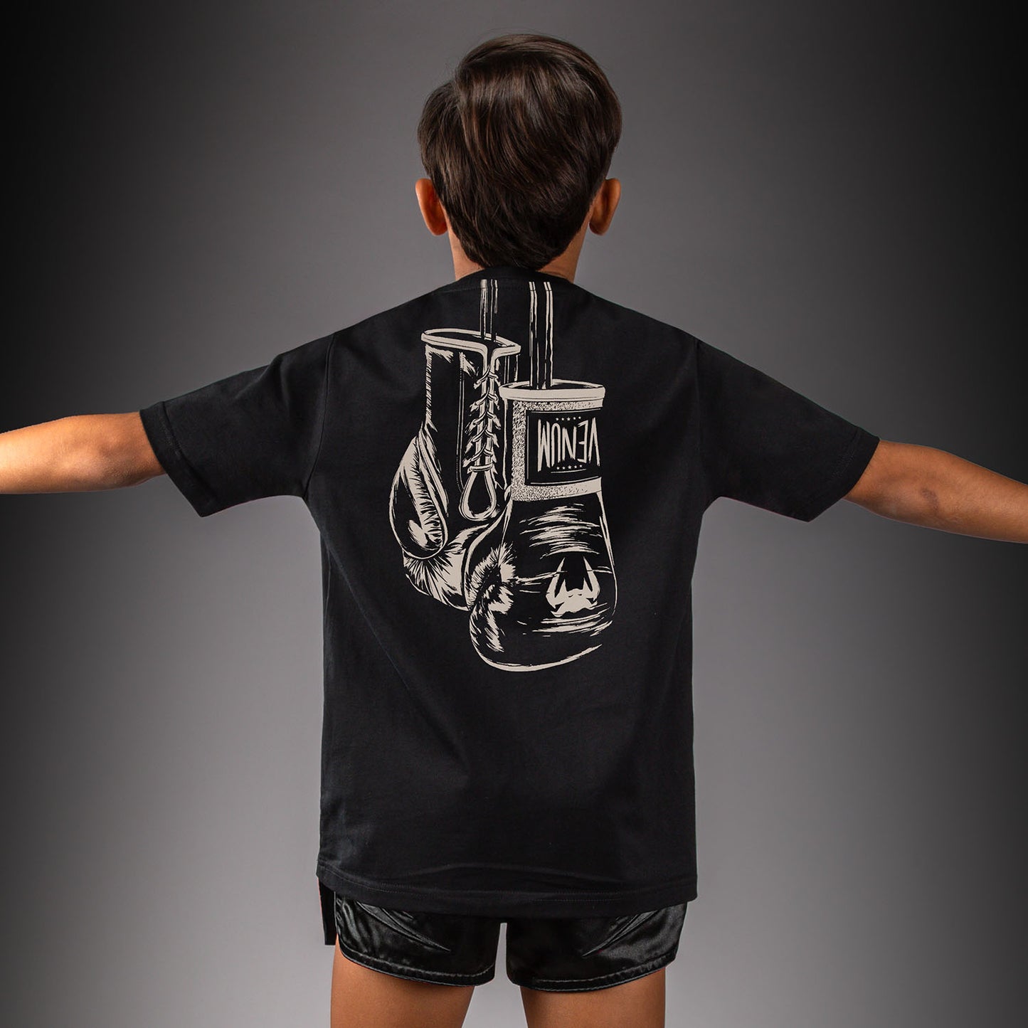 T-shirt en Coton Pour Enfant Venum Fight Icon - Noir