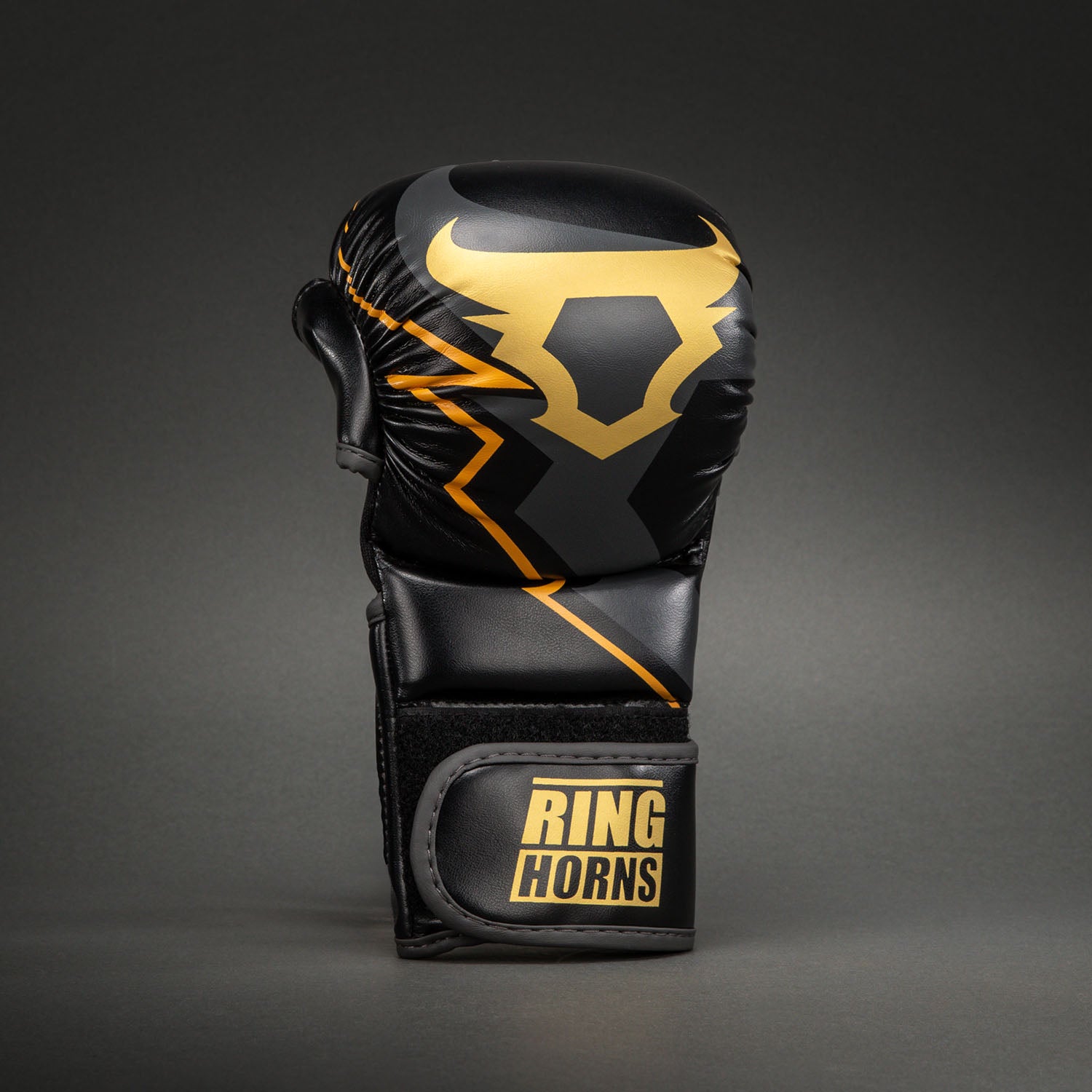 Gants de Sparring Ringhorns Charger by Venum – Noir/Or - product-type_Gants de Sparring