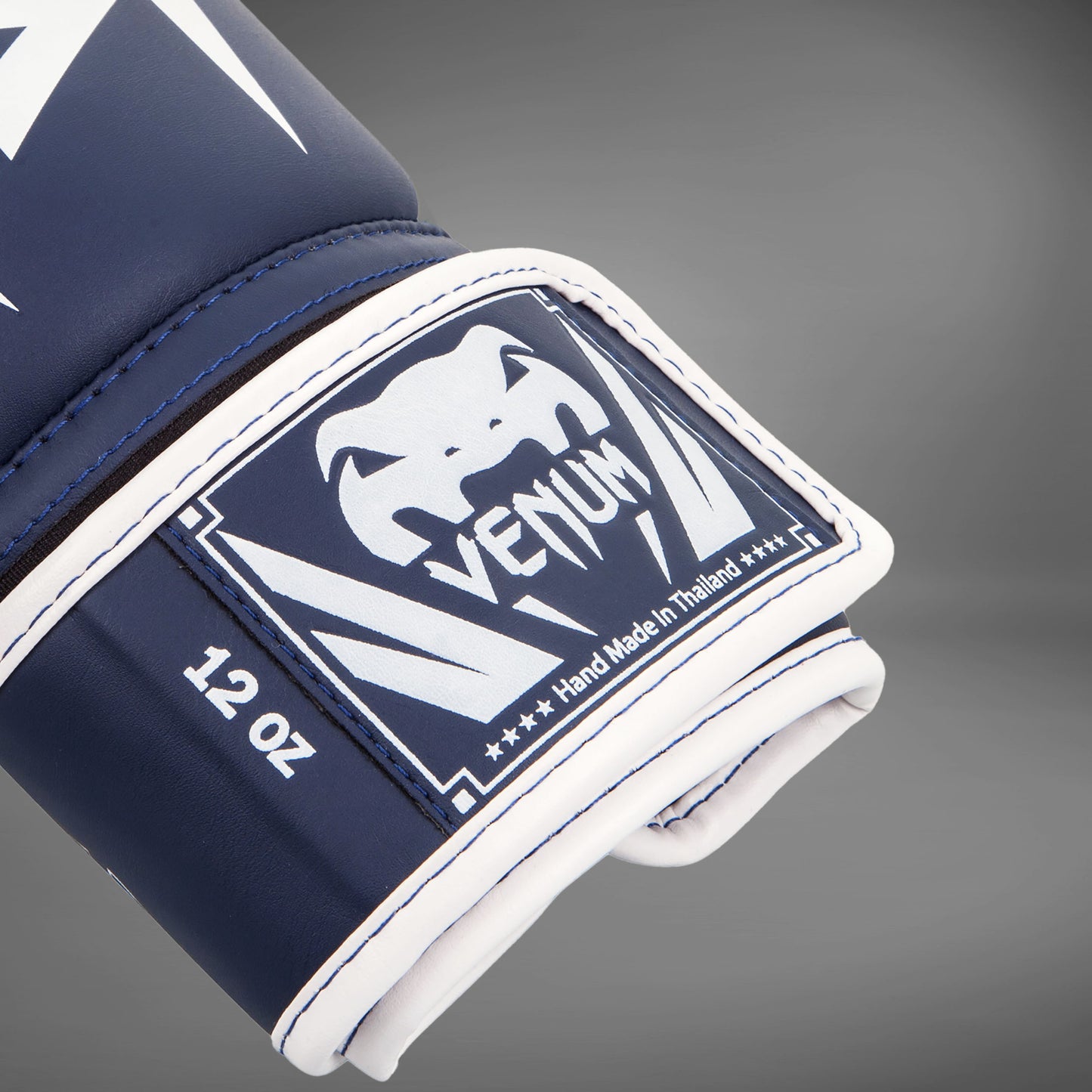 Gants de boxe Venum Elite - Blanc/Bleu Marine - product-type_Gants de boxe