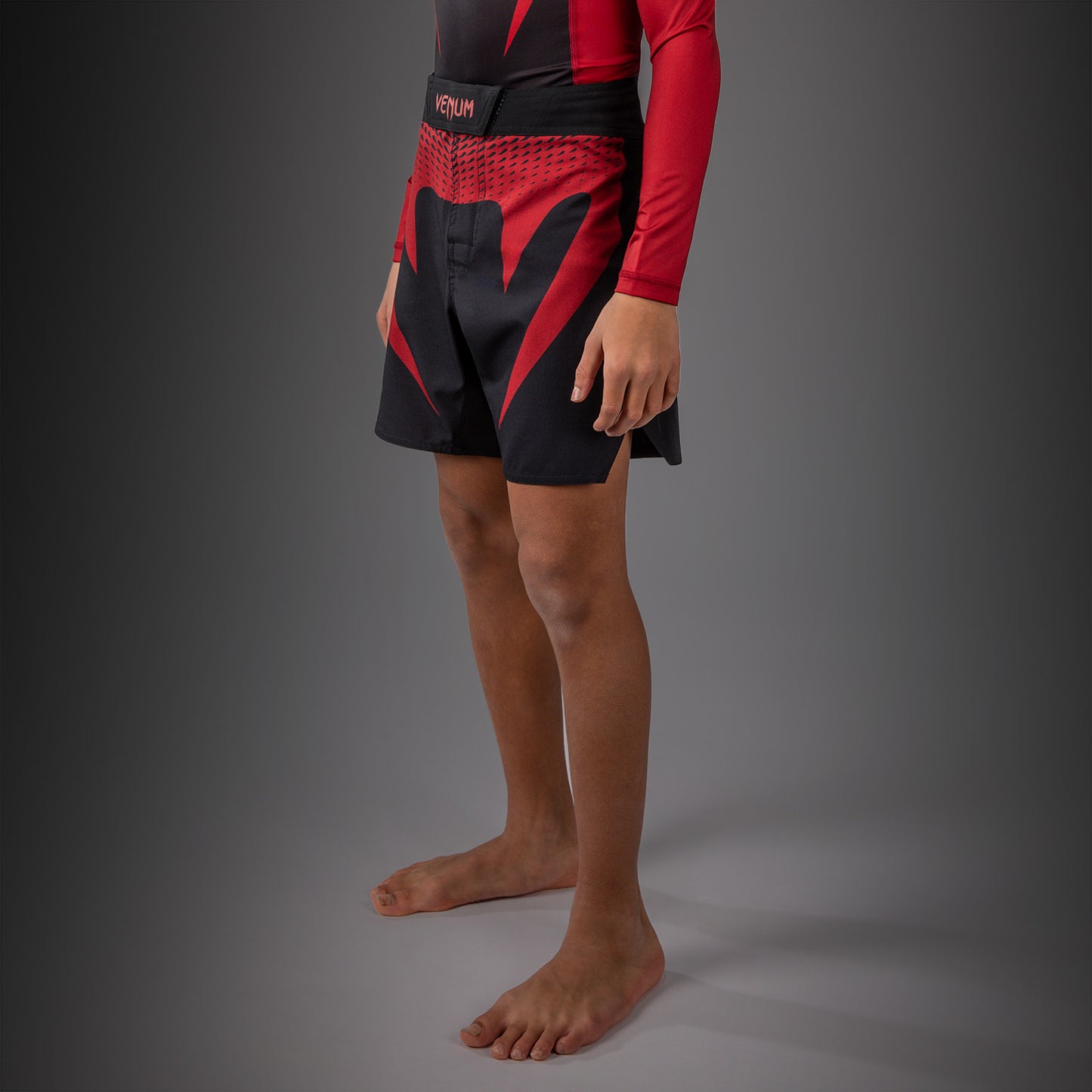 Short de Combat Pour Enfant Venum Attack - Noir/Rouge