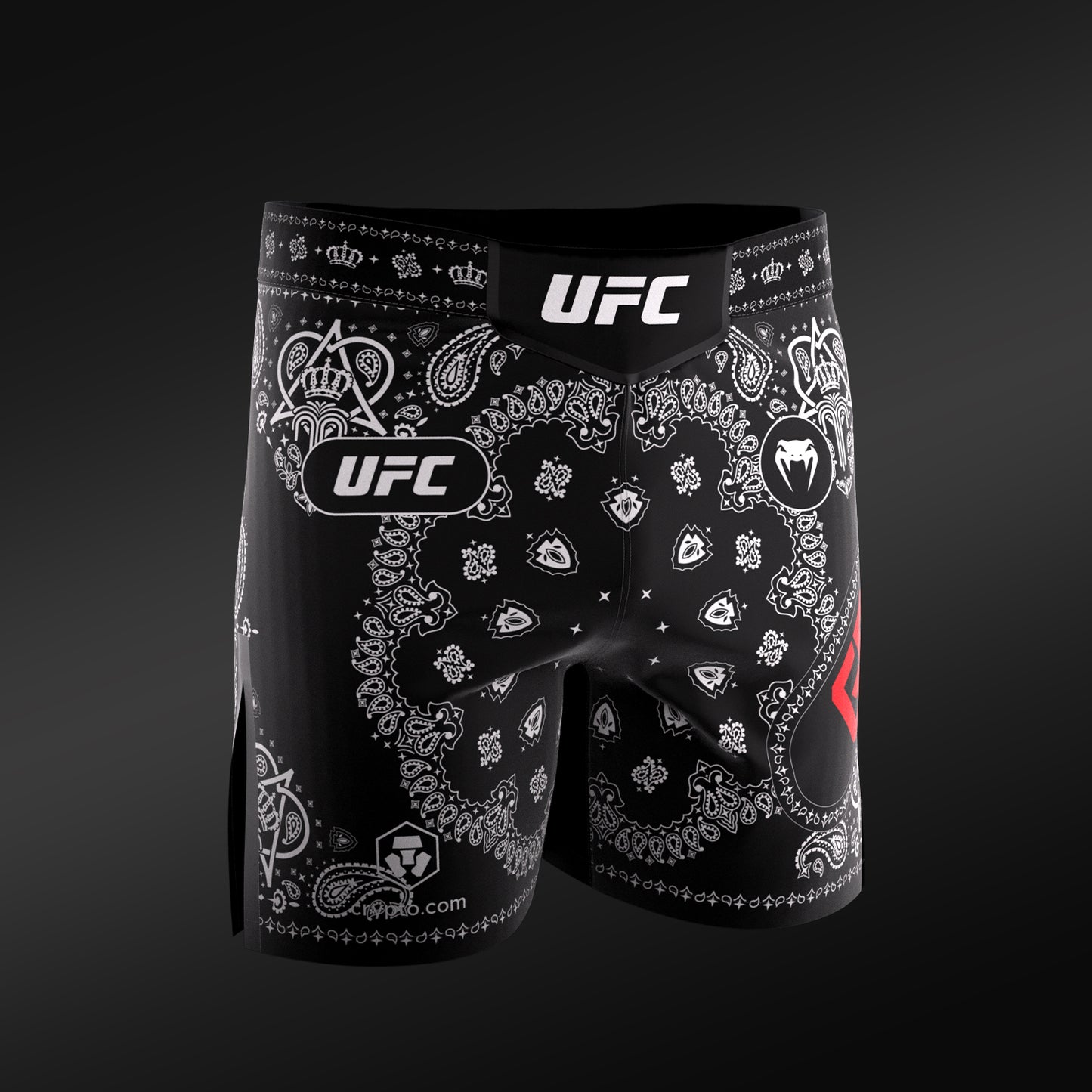 Short de compression pour homme UFC Adrenaline Unrivaled by VENUM King Green - Noir