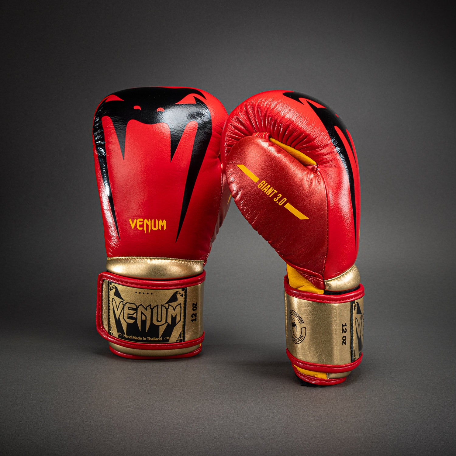 Gants de boxe Venum Giant 3.0 - Rouge/Jaune/Doré - product-type_Gants de boxe