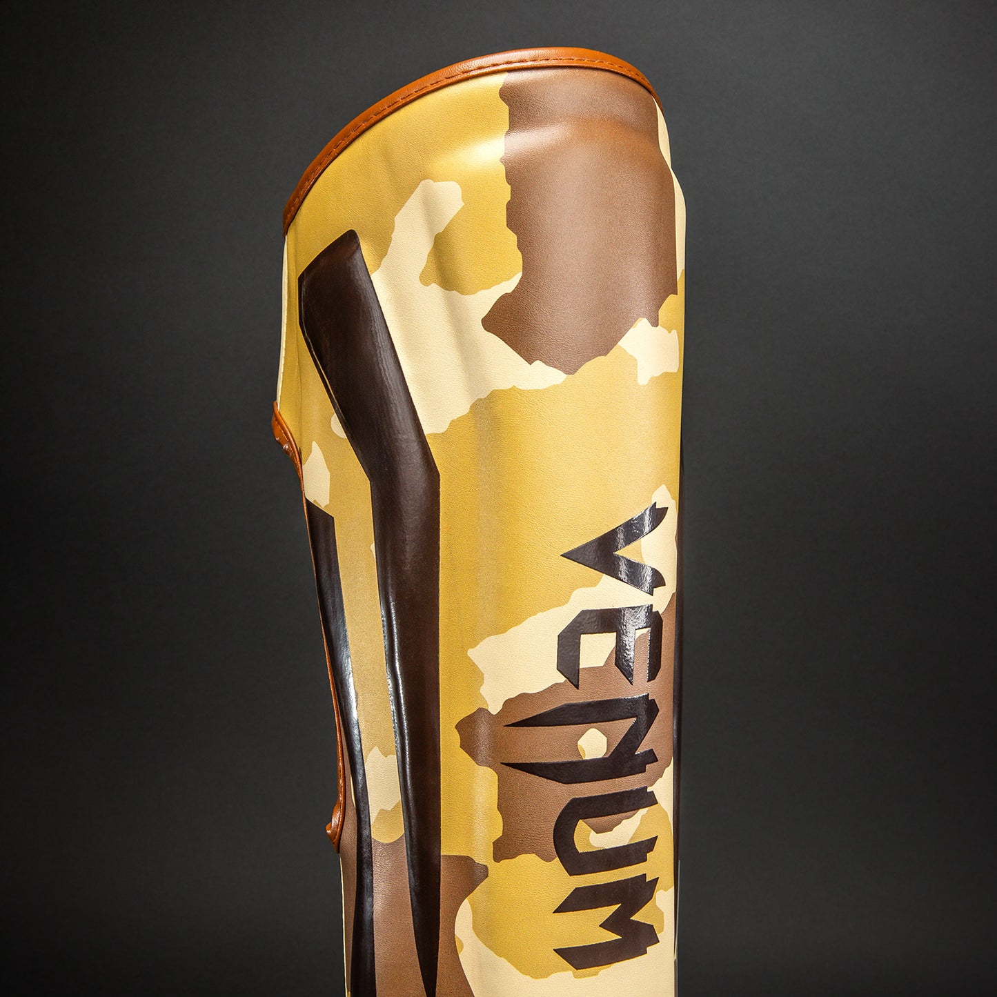 Protège-tibias Venum Elite Camo - Beige Clair/Marron