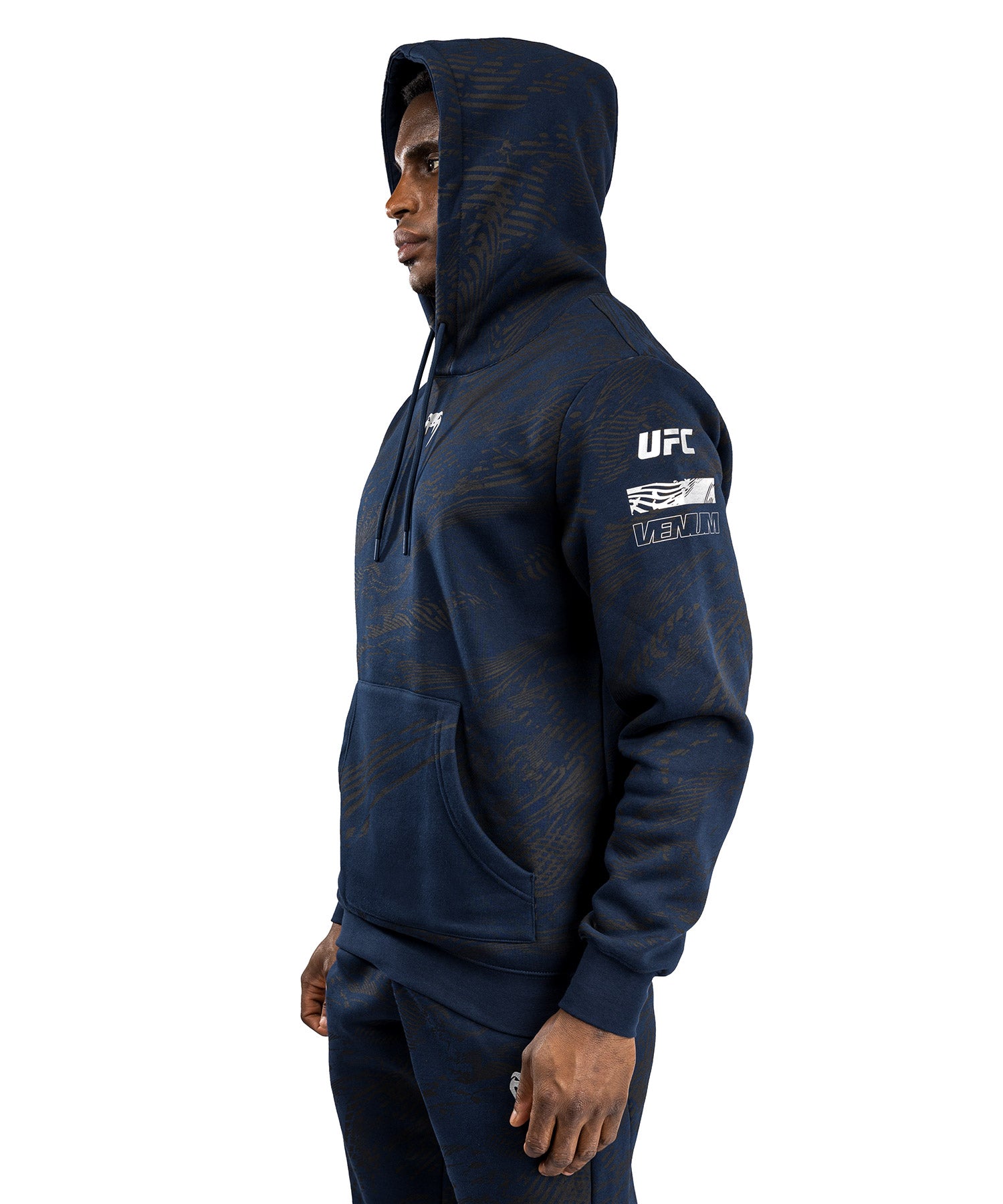 Sweatshirt à Capuche pour Hommes UFC Fusion by Venum Fight Week - Bleu Océanique - product-type_Sweatshirts