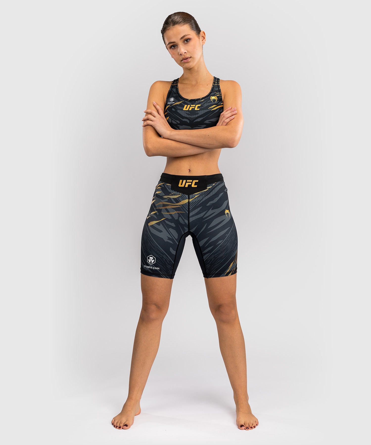 Short de compression pour Femmes UFC Fusion by Venum Authentic Fight Night - Coupe Longue - Champion - product-type_Shorts de compression