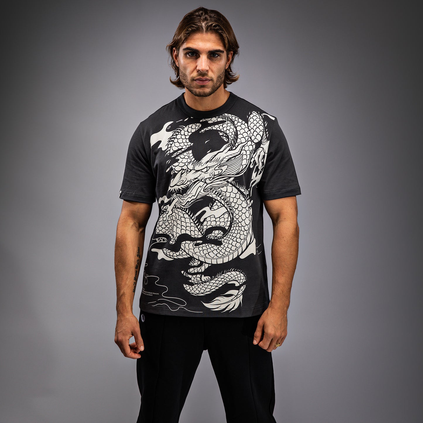 T-shirt Venum Dragon’s Flight - Gris Charbon/Blanc Crème - product-type_T-Shirts