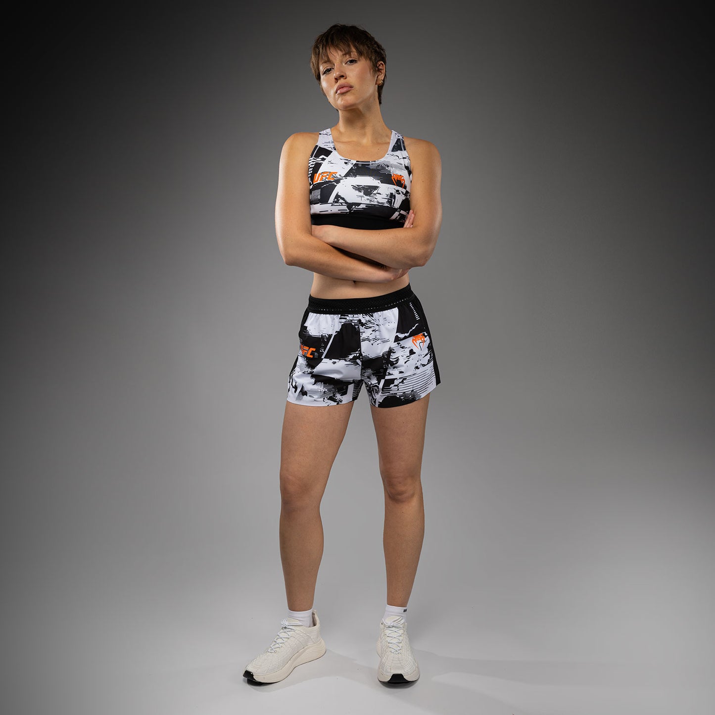 Short Performance Femme Venum UFC Zenith Authentic Fight Week – Blanc