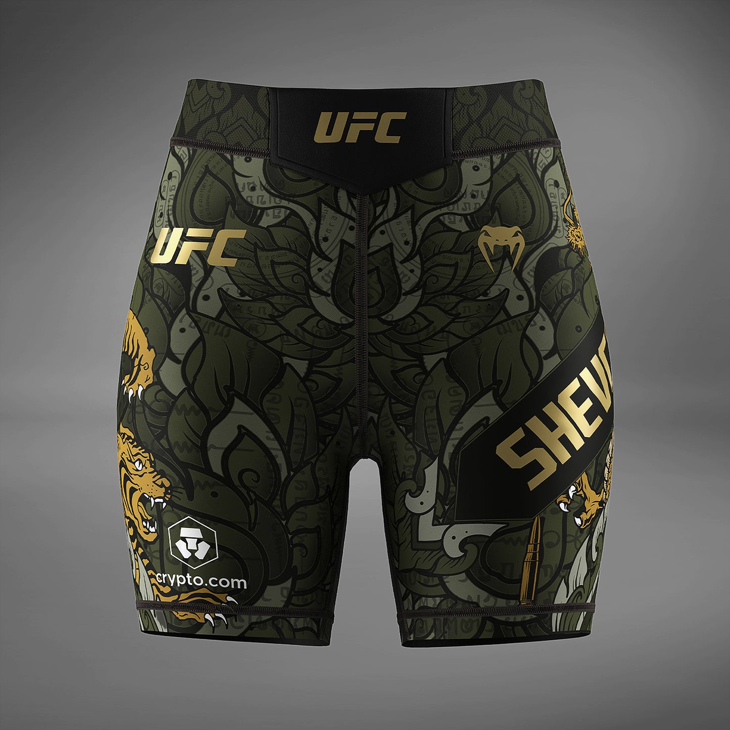 Short de compression pour Femmes UFC Unrivaled by Venum Valentina Shevchenko - Vert - product-type_Shorts de compression