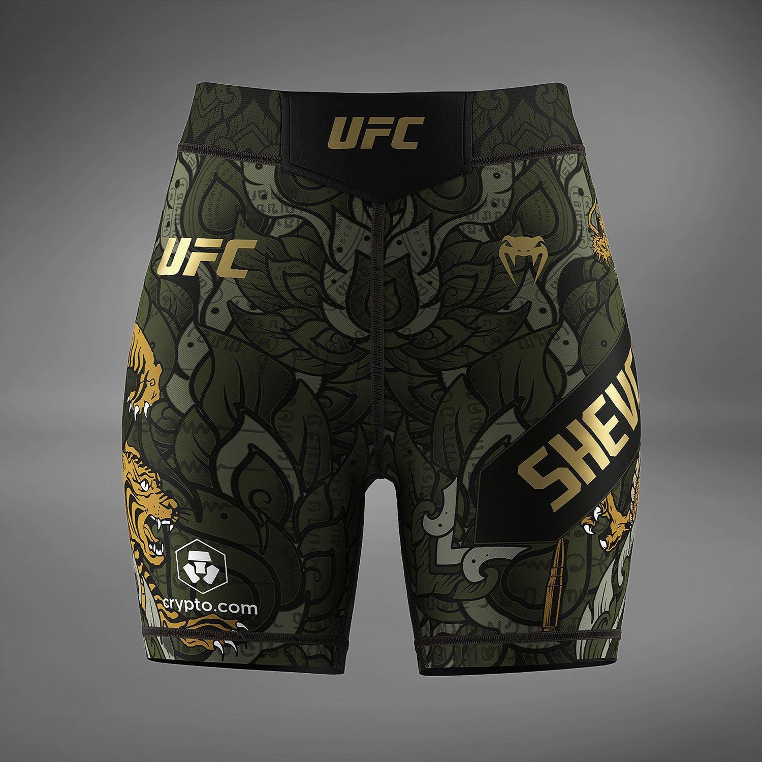 Short de compression pour Femmes UFC Unrivaled by Venum Valentina Shevchenko - Vert - product-type_Shorts de compression