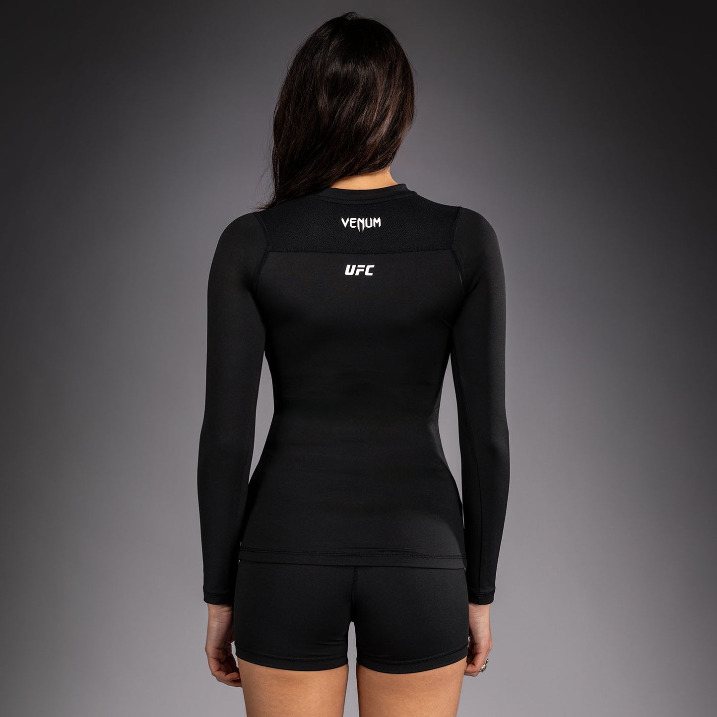 Rashguard à Manches Longues Technique pour Femme Venum UFC Unity by Venum Authentic Fight Week - Noir