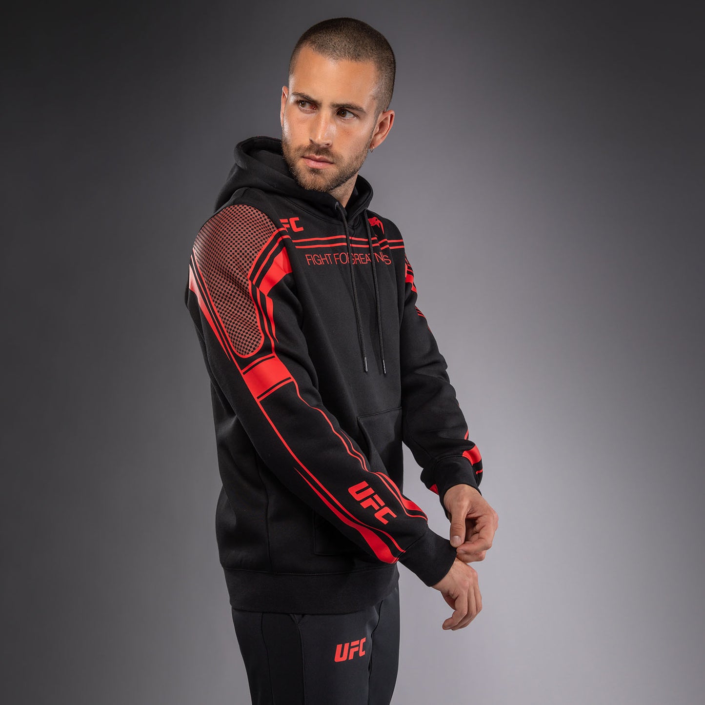 Sweat à Capuche pour Homme Venum UFC Unity by Venum Authentic Fight Week - Noir