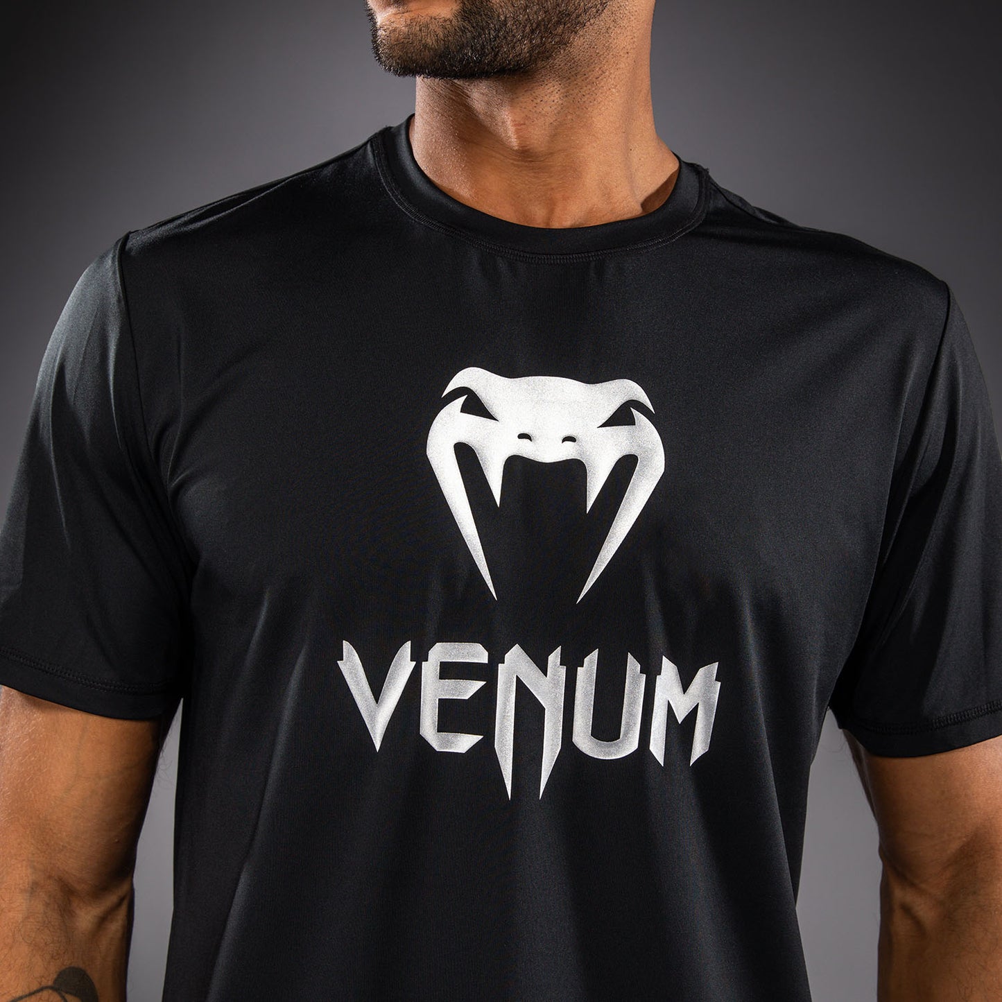T-shirt Dry Tech Venum Classic - Noir/Argent