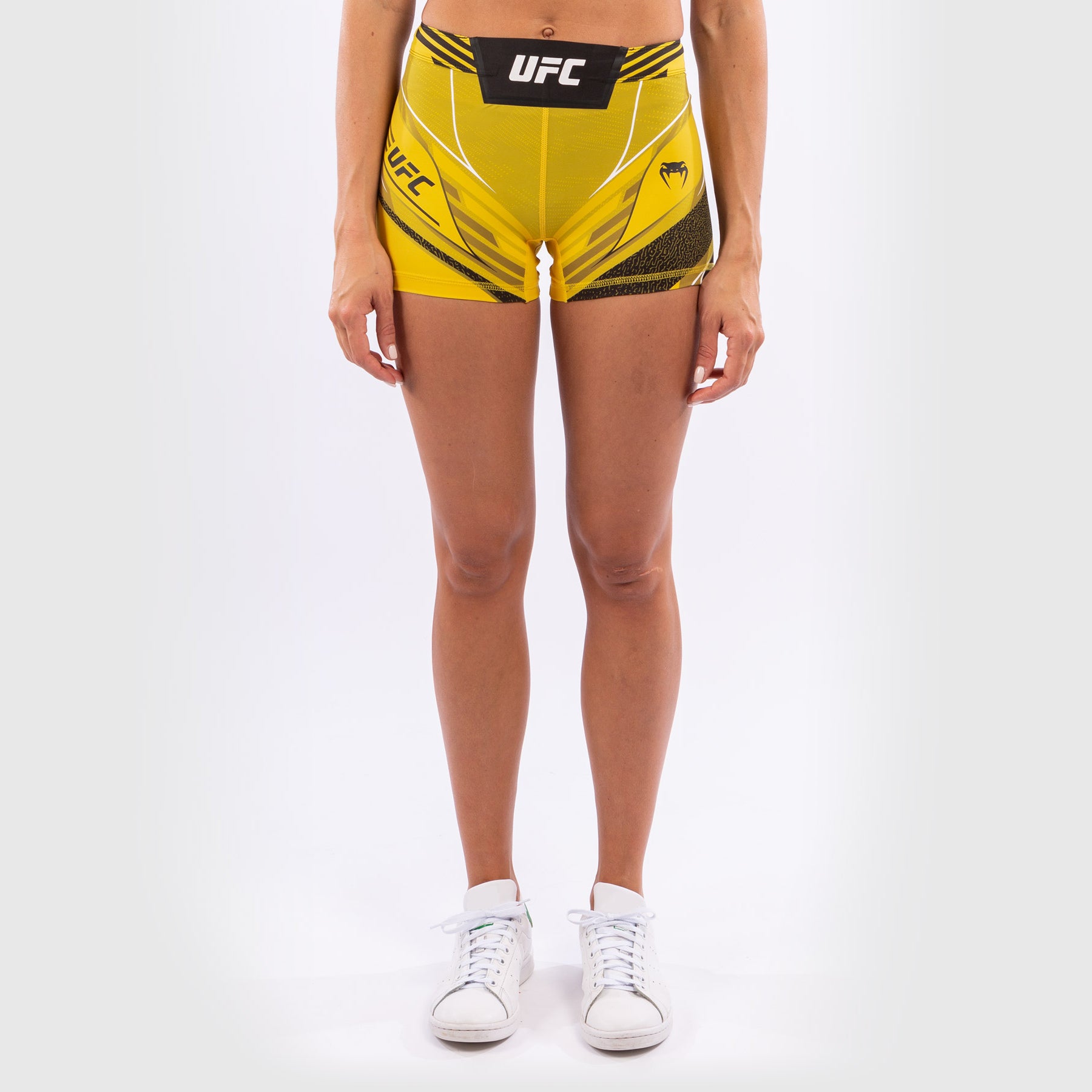Short de compression pour Femmes UFC Venum Authentic Fight Night - Coupe Courte - Jaune - product-type_Shorts de compression