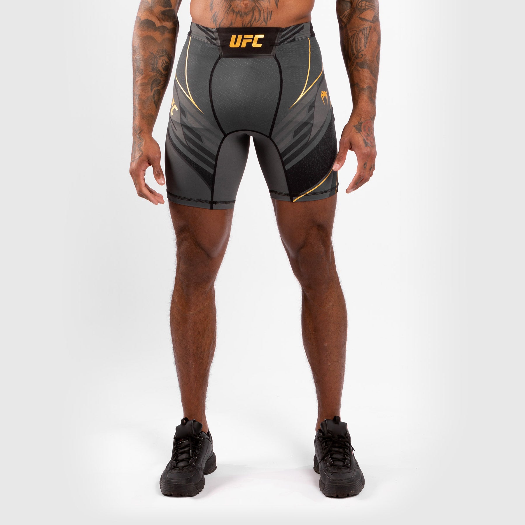 Short de Vale tudo Homme UFC Venum Authentic Fight Night - Coupe Longue - Noir - product-type_Shorts de compression