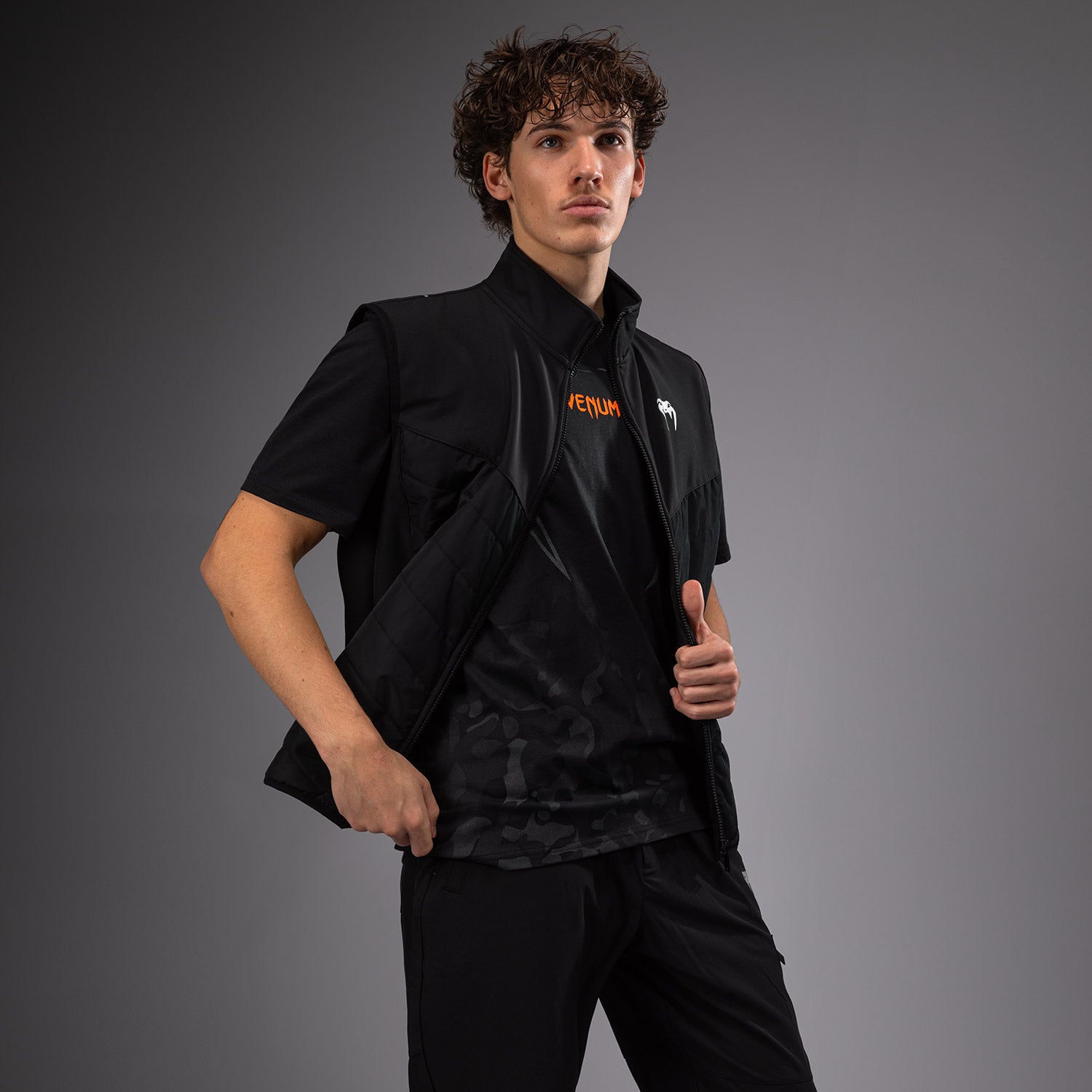 Veste déperlante à manches courtes Venum Paddock - Noir - product-type_Vestes