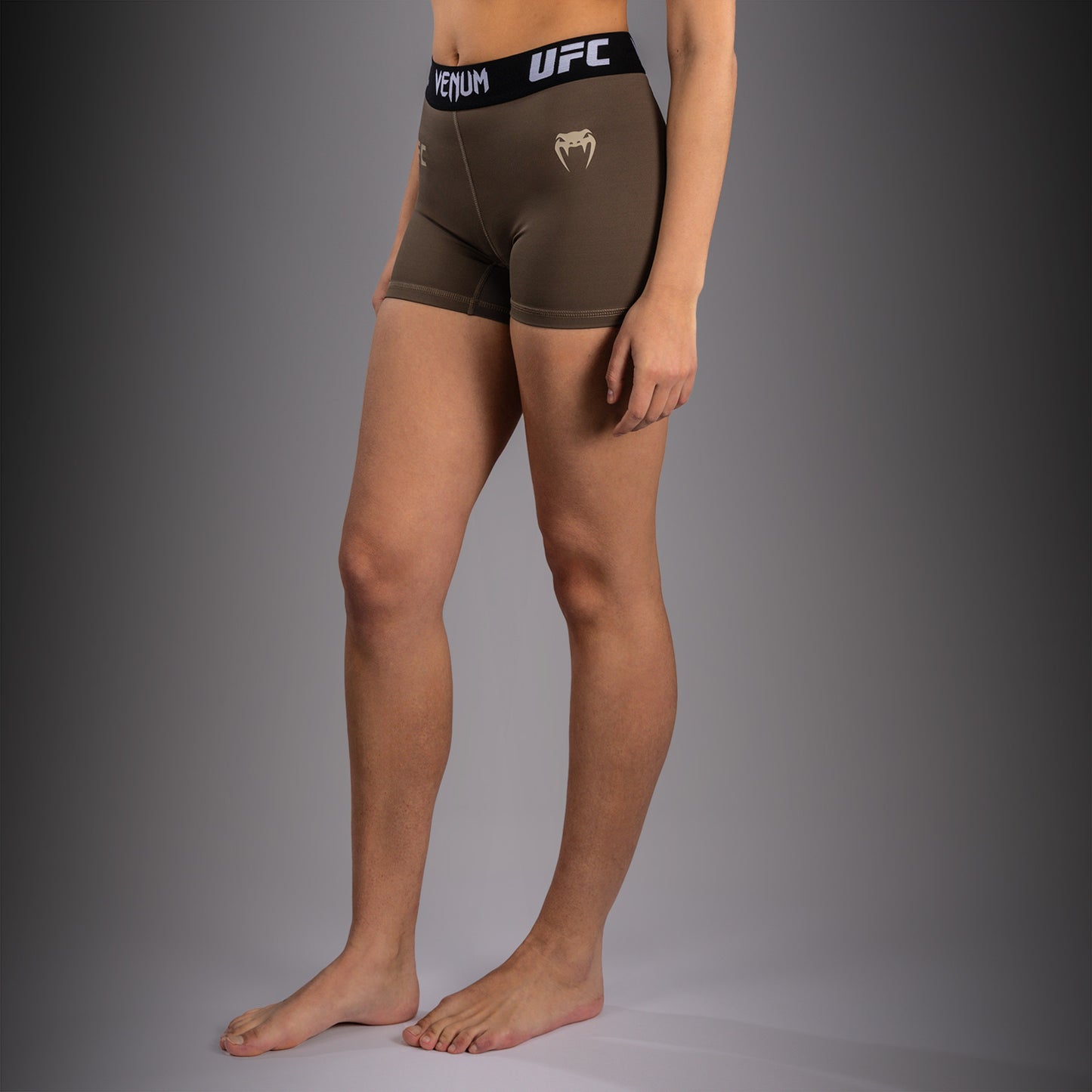 Short de Compression Technique pour Femme Venum UFC Unity by Venum Authentic Fight Week - Marron