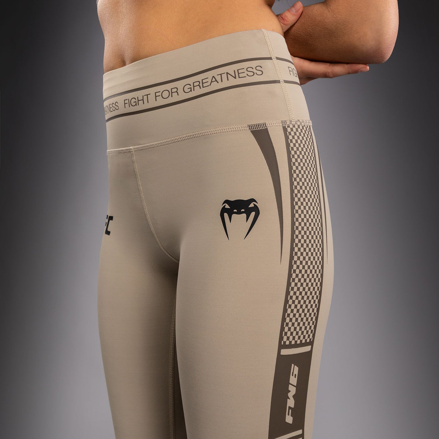 Pantalon de Compression Technique pour Femme Venum UFC Unity by Venum Authentic Fight Week - Sable