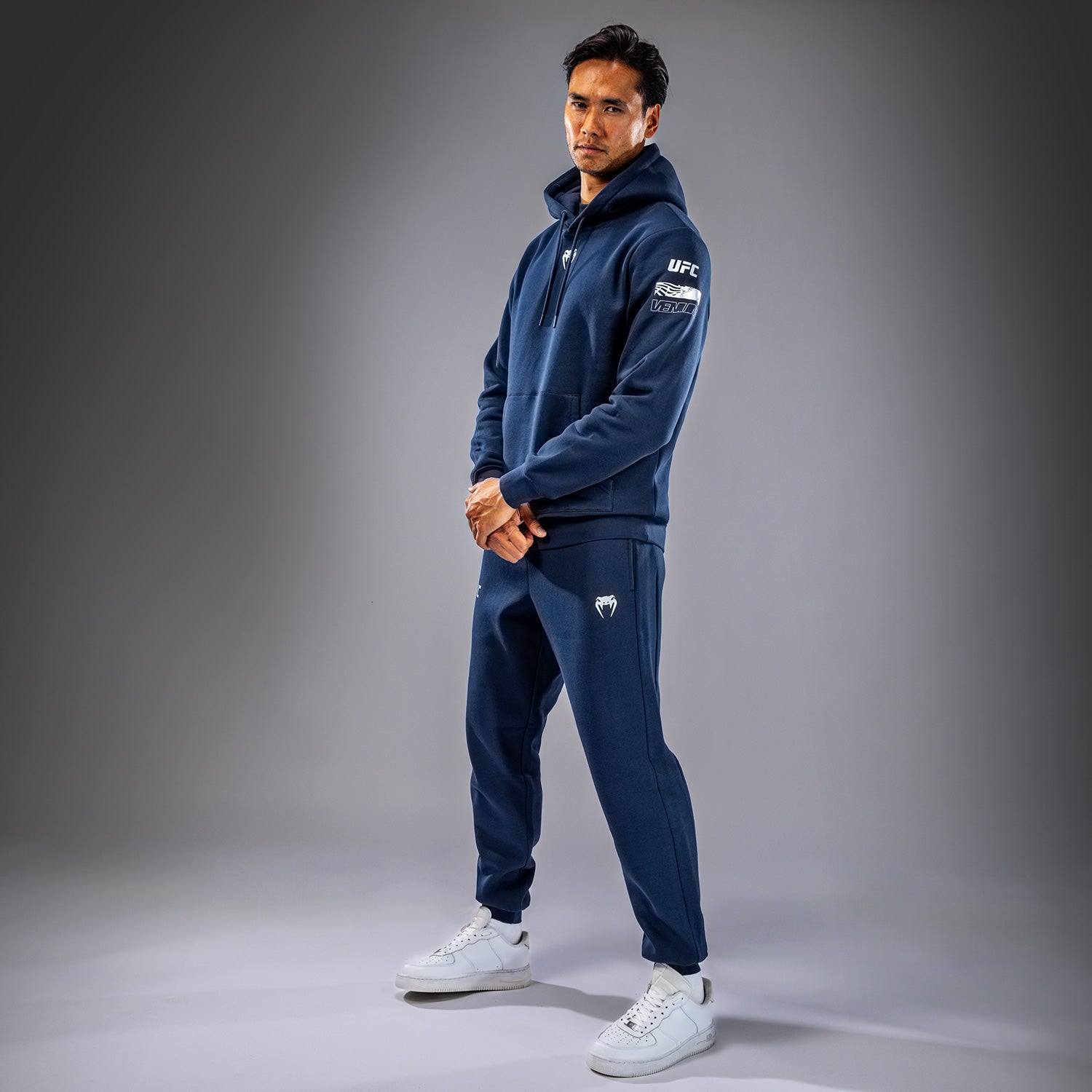 Sweatshirt à Capuche pour Hommes UFC Fusion by Venum Fight Week - Bleu Océanique - product-type_Sweatshirts