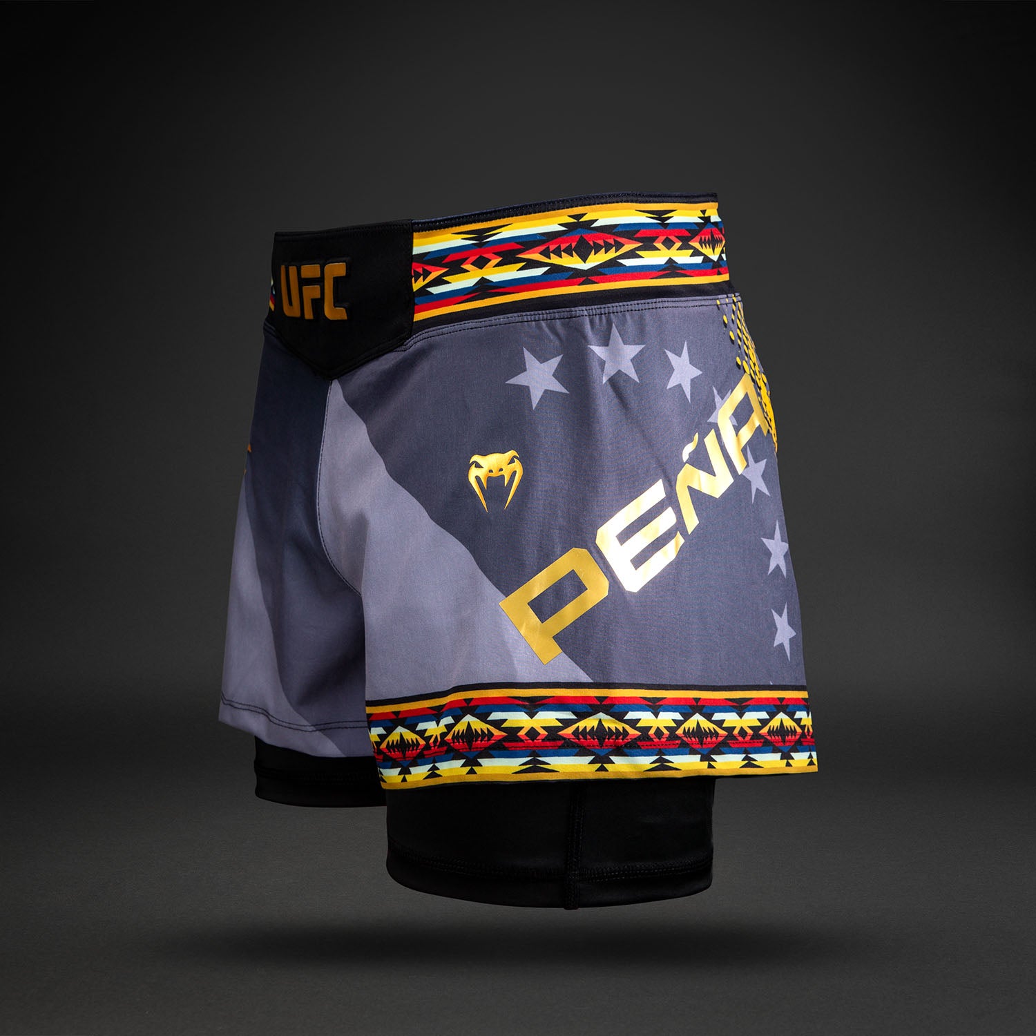 Short de combat court pour femmes UFC Unrivaled by Venum Julianna Peña - Noir - product-type_Shorts de MMA