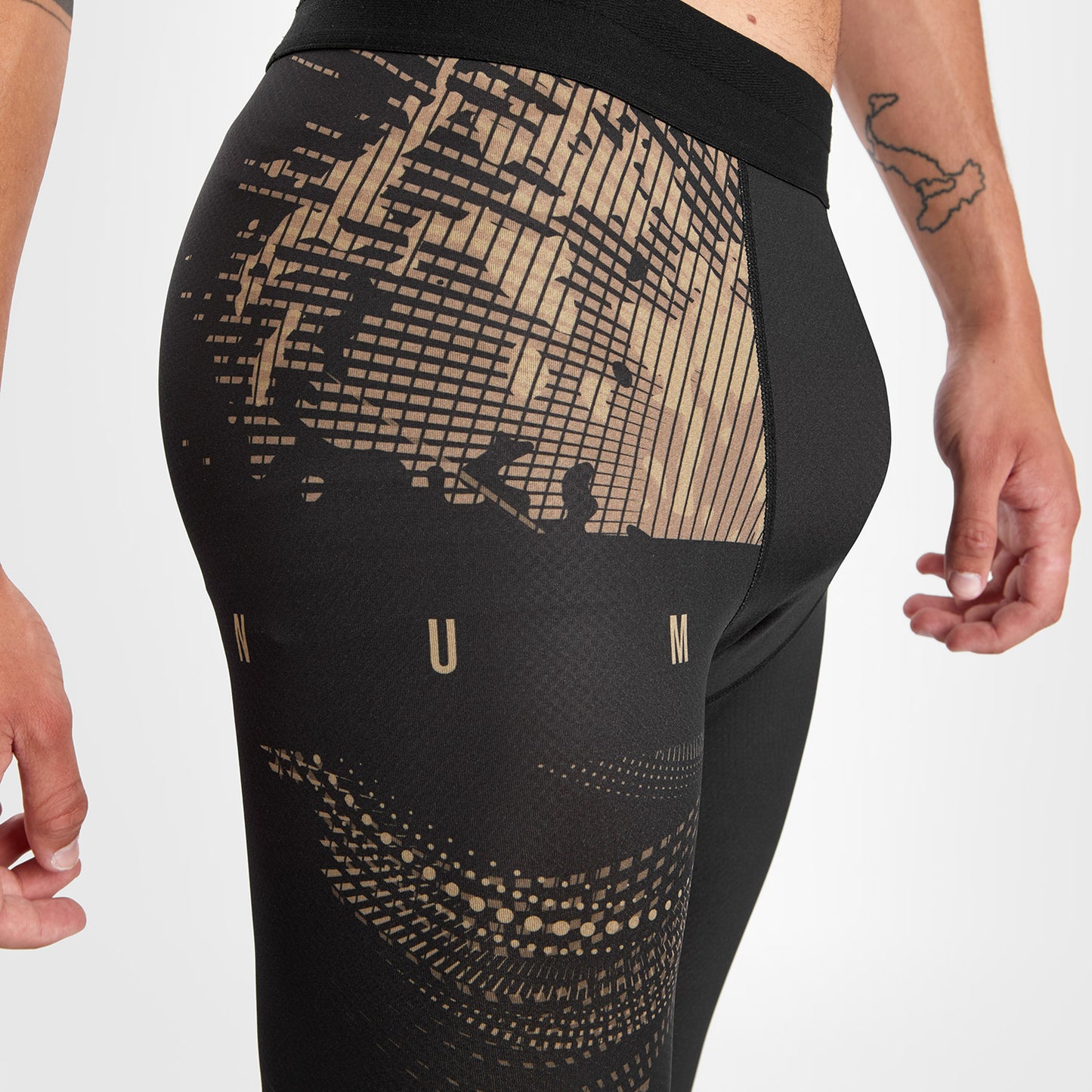 Pantalon de compression Venum Gorilla Jungle - Noir/Sable - product-type_Pantalons de Compression