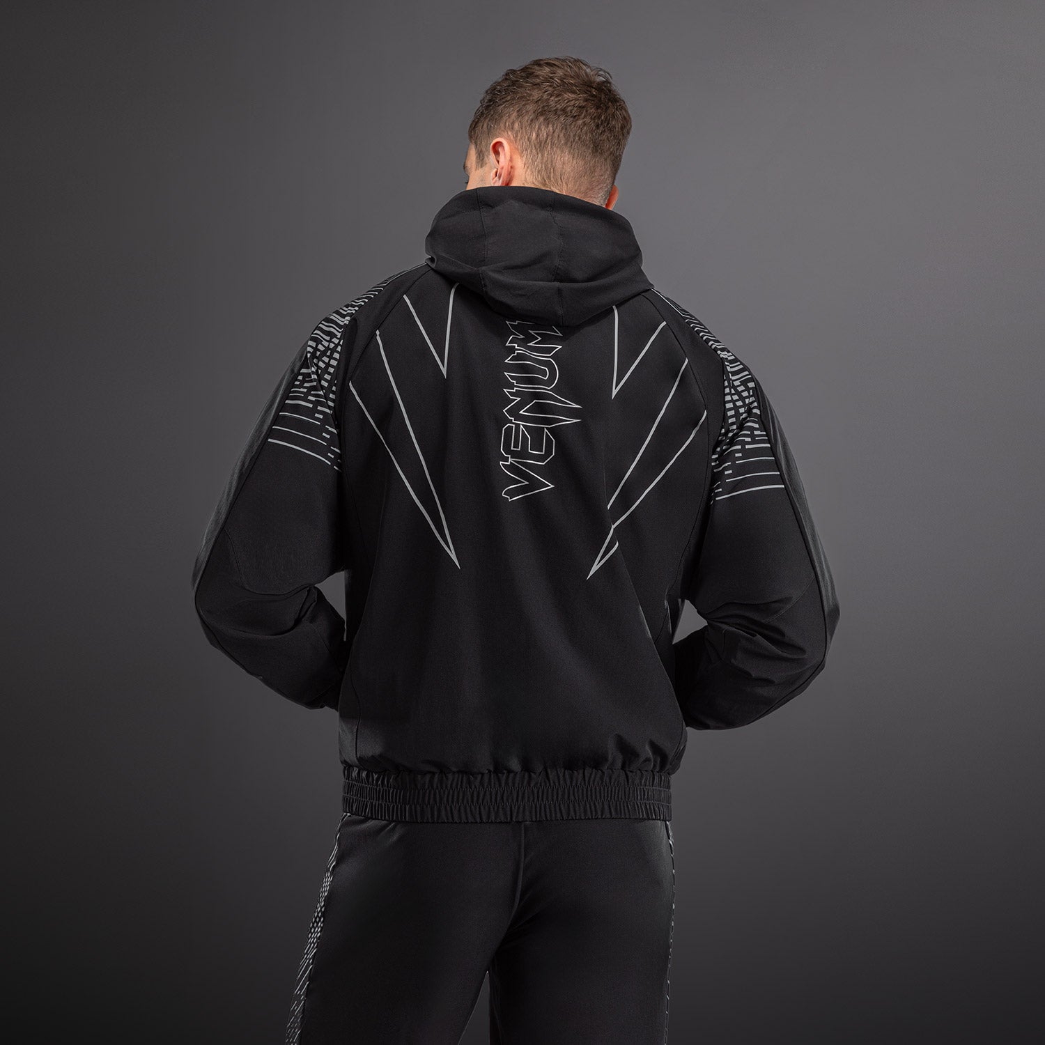Veste de Survêtement Venum Midnight Fury – Noir/Gris/Argent - product-type_Vestes