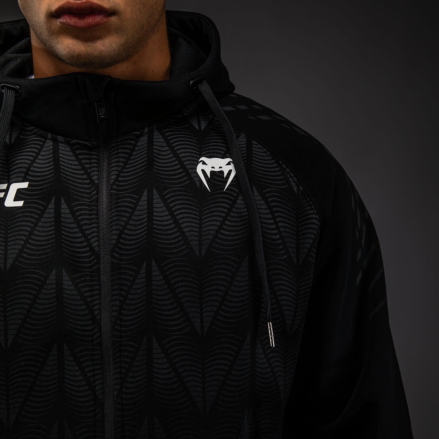 Sweat à capuche zippé Homme UFC Zenith by Venum Replica - Noir - product-type_Sweatshirts