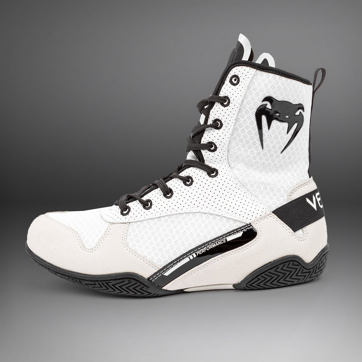 Chaussures De Boxe Venum Elite – Blanc/Noir - product-type_Chaussures de boxe