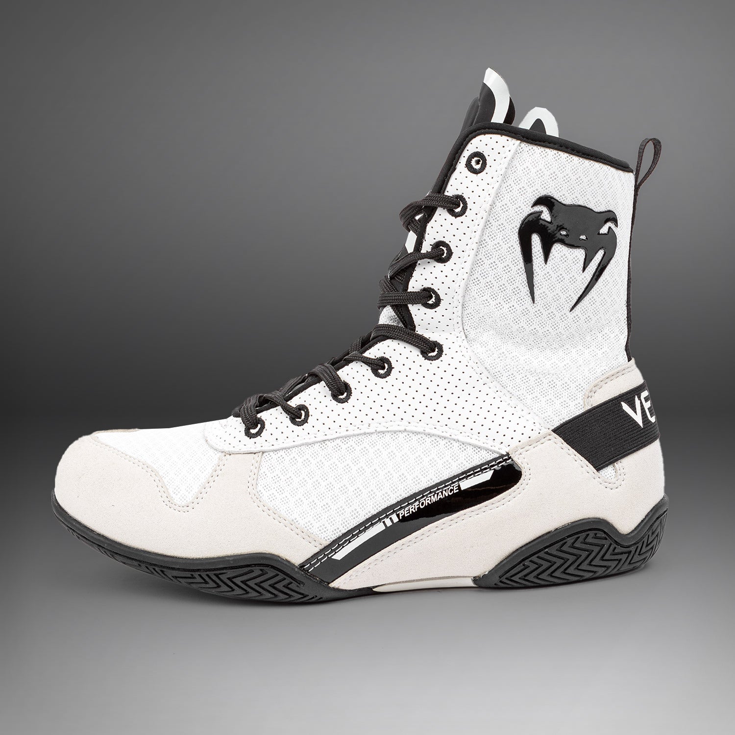 Chaussures De Boxe Venum Elite – Blanc/Noir - product-type_Chaussures de boxe