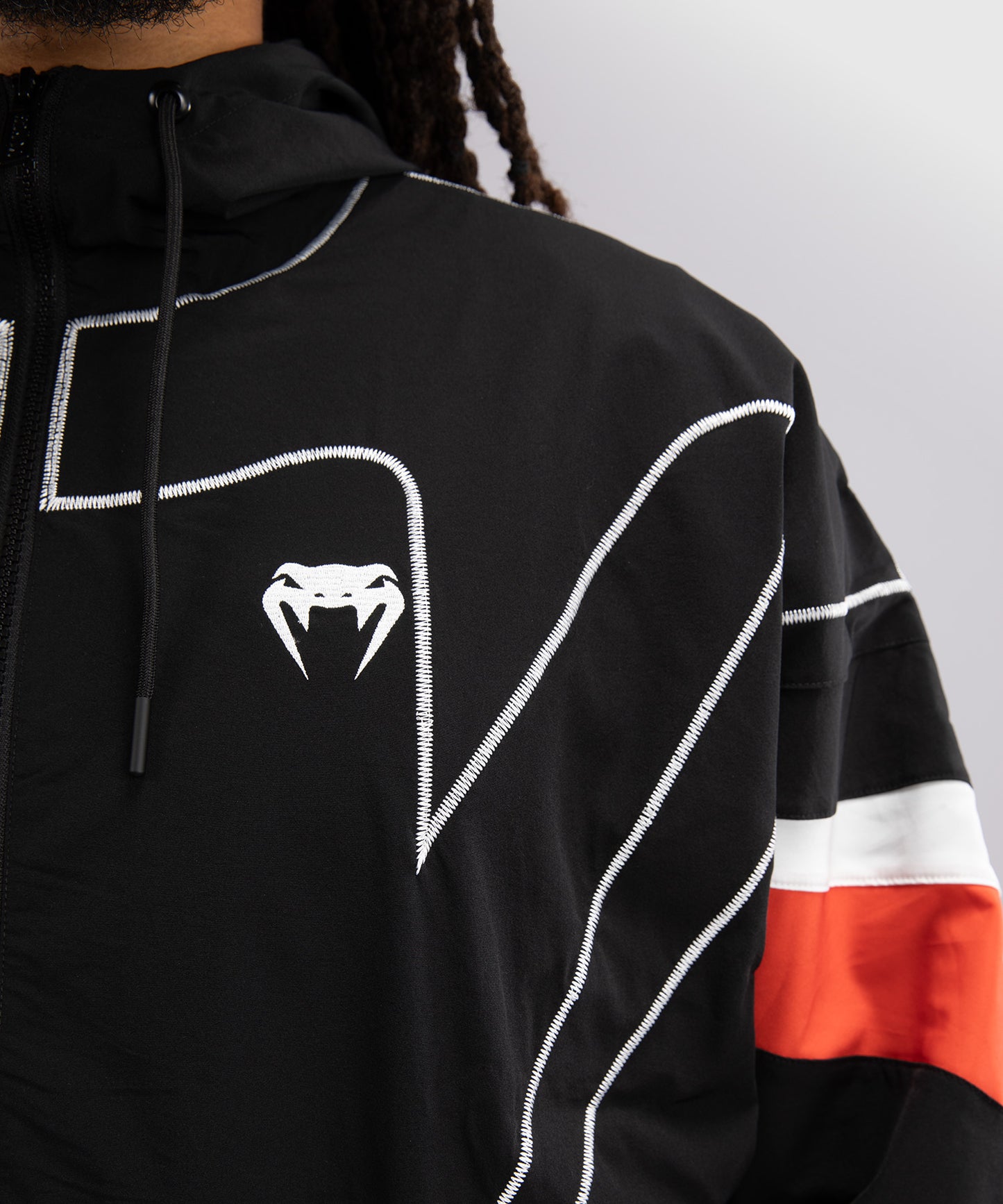 Veste de survêtement Venum x DTR Fight Attack 90 - Noir/Orange - product-type_Vestes