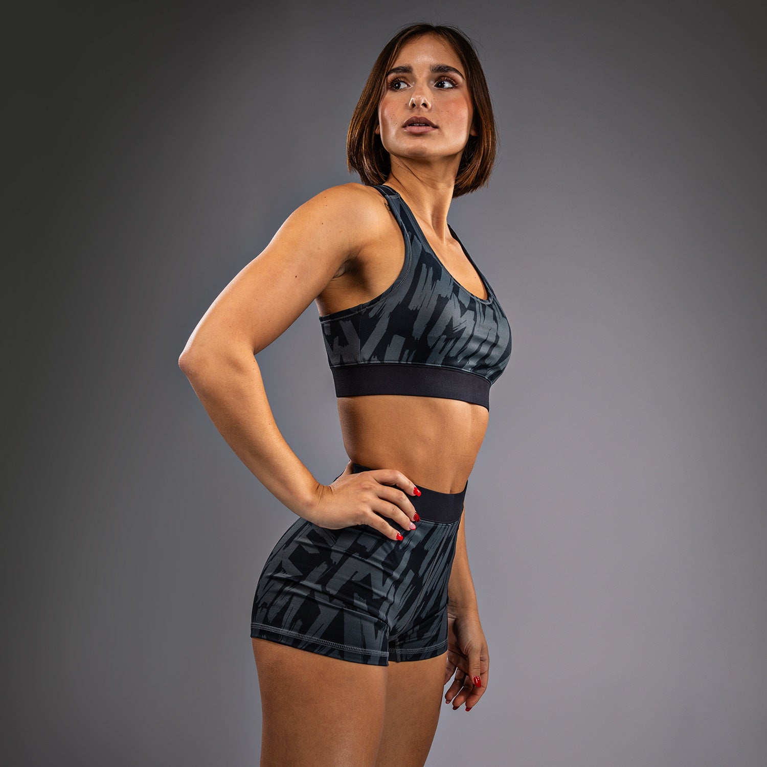 Brassière de Sport pour Femmes Venum Graffiti - Urban Charcoal - product-type_Brassières de sport