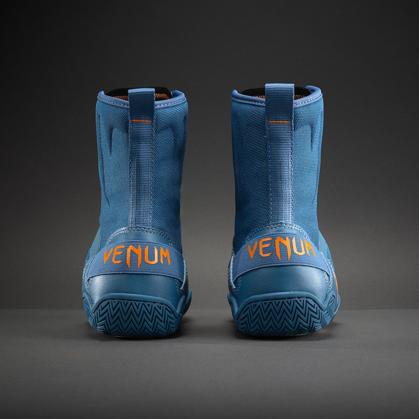 Chaussures de Boxe Venum Elite Neo – Bleu Acier/Orange