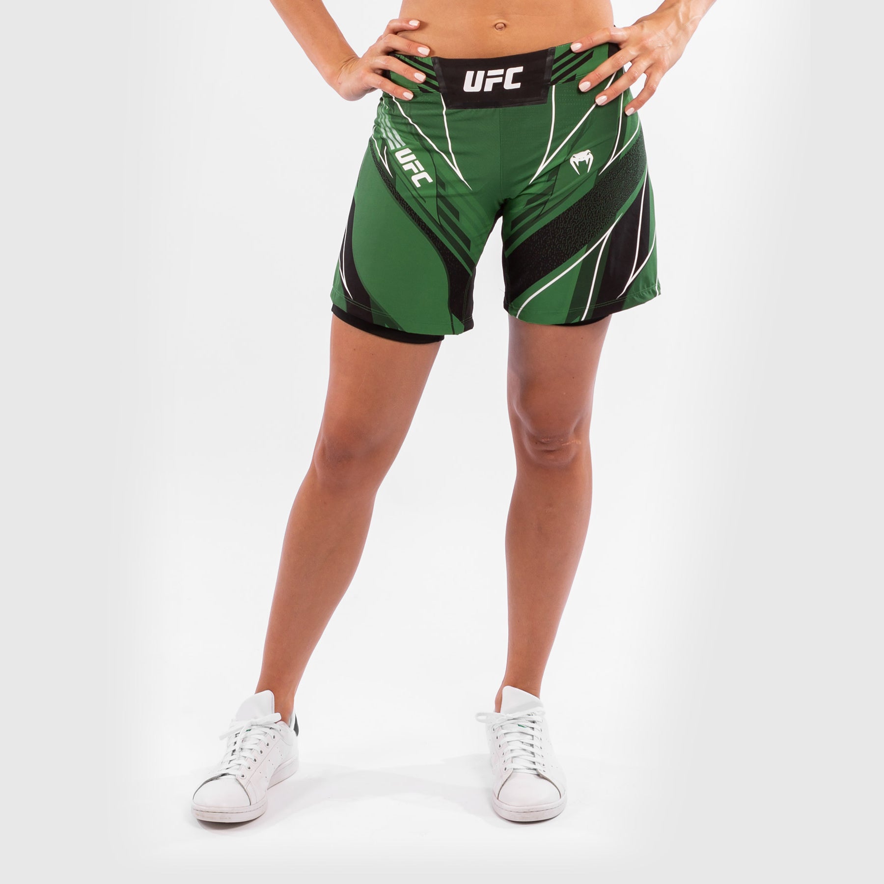 Fightshort Femme UFC Venum Authentic Fight Night - Coupe Longue - Vert - product-type_Shorts de MMA