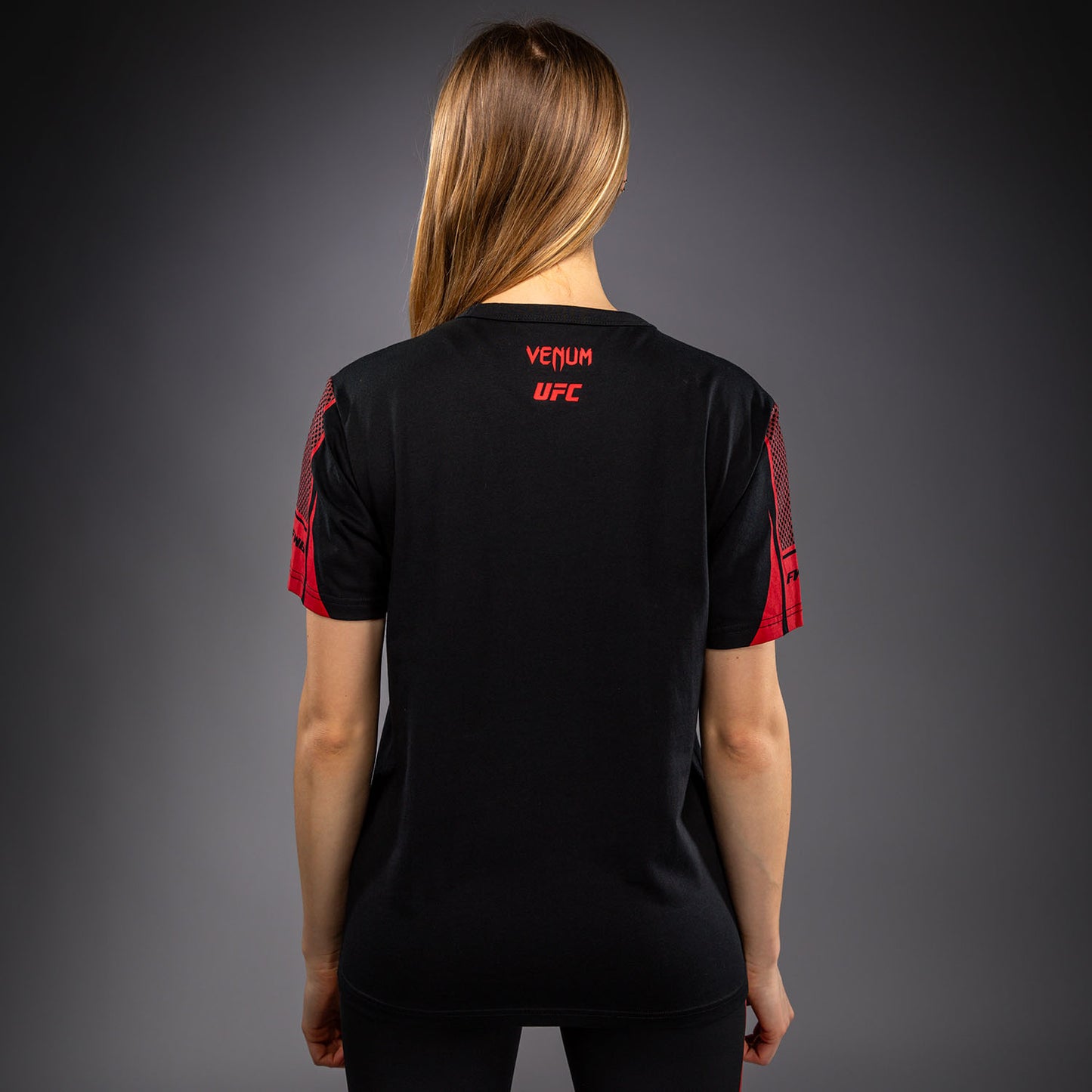 T-shirt à Manches Courtes pour Femme Venum UFC Unity by Venum Authentic Fight Week - Noir