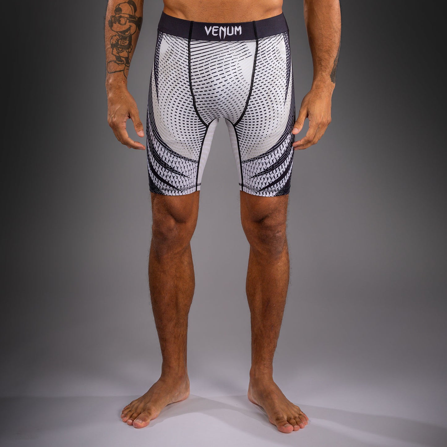 Short de Compression Venum Galactic 3.0 - Blanc Cassé/Noir