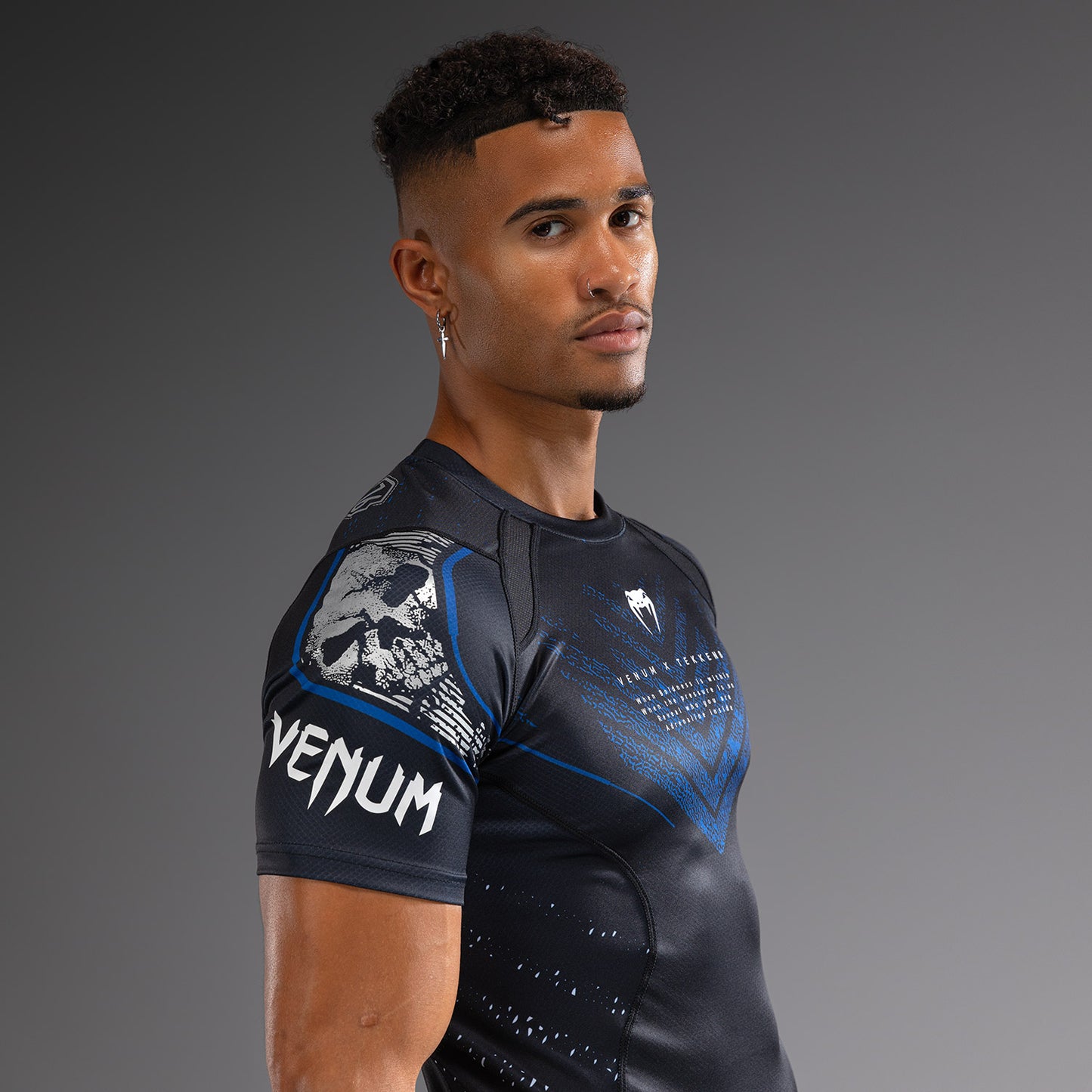 Rashguard Venum x TEKKEN 8 - Paul Phoenix - Noir/Bleu - product-type_T-Shirts de Compression